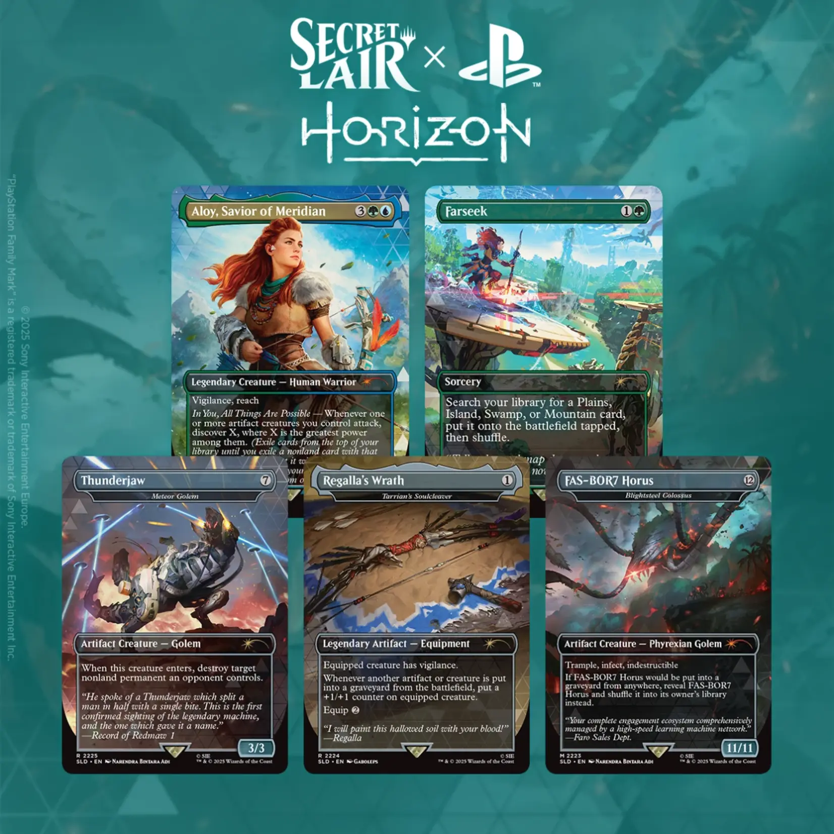 Magic the gathering Secret lair: x Horizon - Into The Forbidden West
