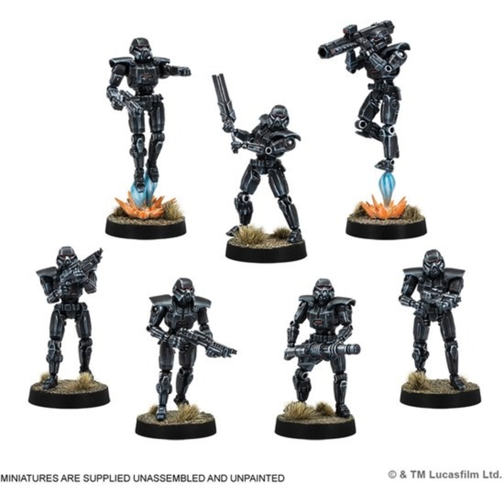 Star wars: Legion Star Wars: Legion - Dark Trooper Unit Expansion - EN/DE/SP/FR