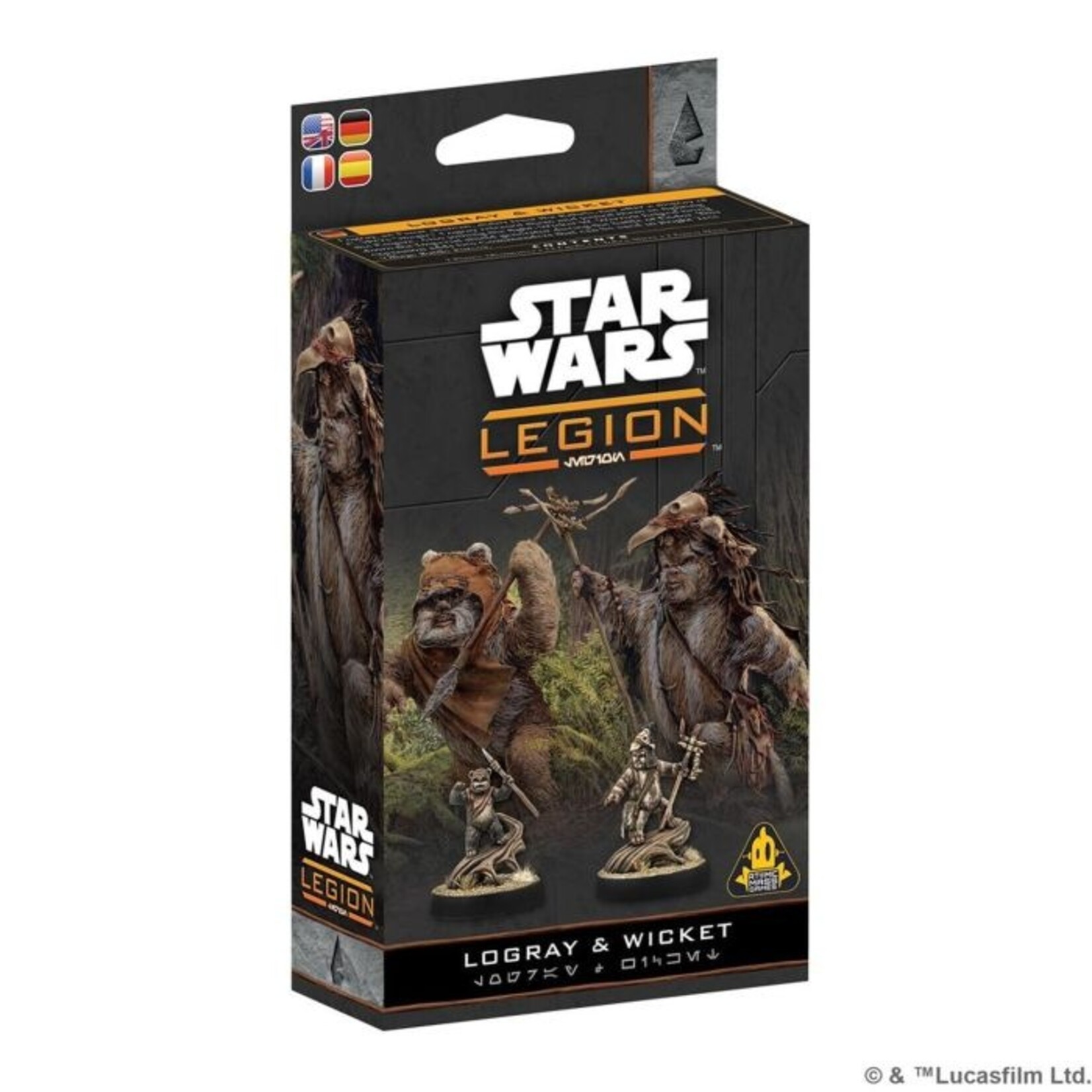 Star wars: Legion Star Wars: Legion - Logray & Wicket Commander Expansion - DE/EN/SP/FR