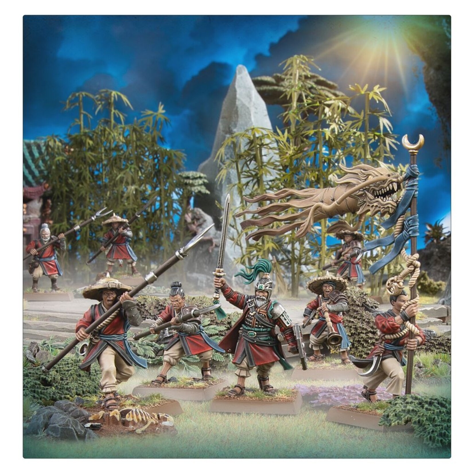 warhammer the old world Grand Cathay: Peasant Levy