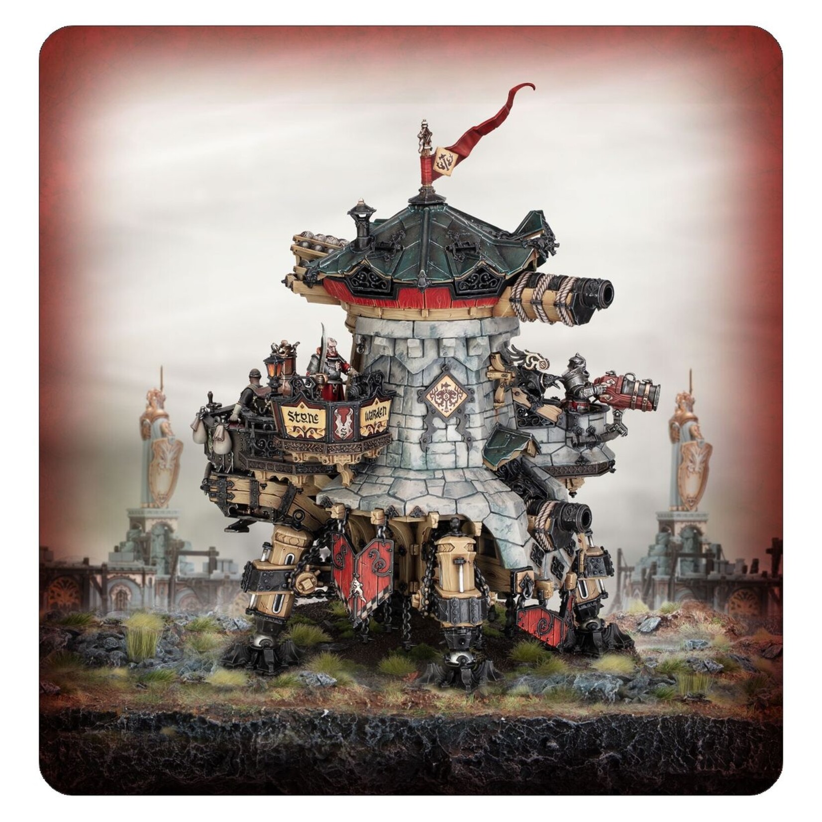 Warhammer: age of sigmar Cities Of Sigmar: Cannonade Cogfort ( Pre-Order - Ships 30/05 )