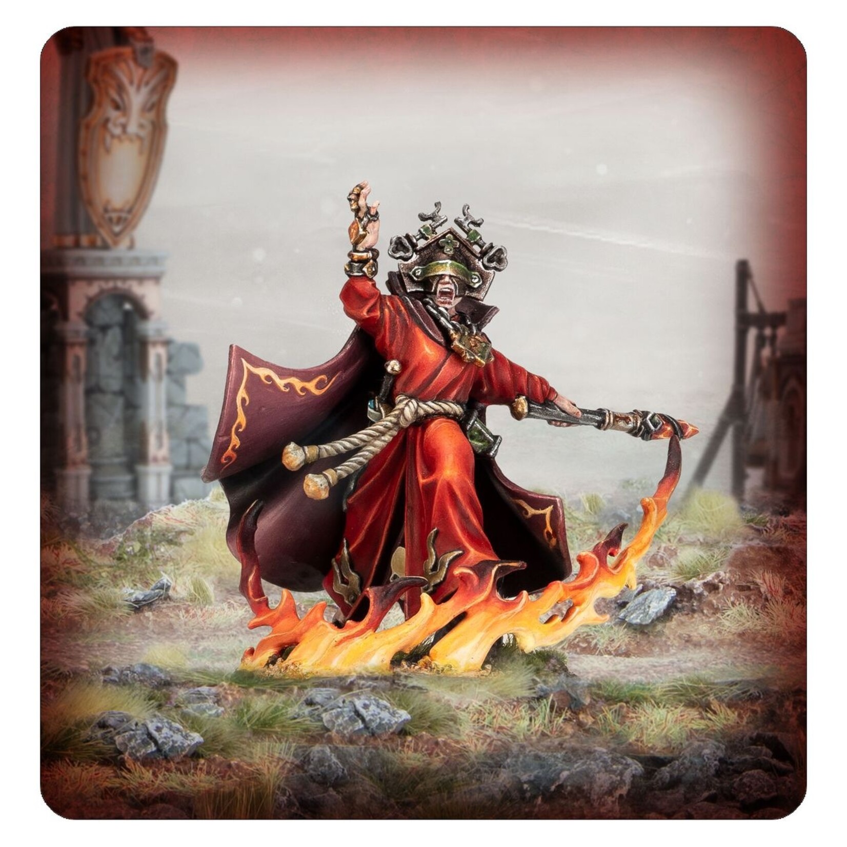 Warhammer: age of sigmar Cities Of Sigmar: Aqshian Pyrocaster ( Pre-Order - Ships 30/05 )