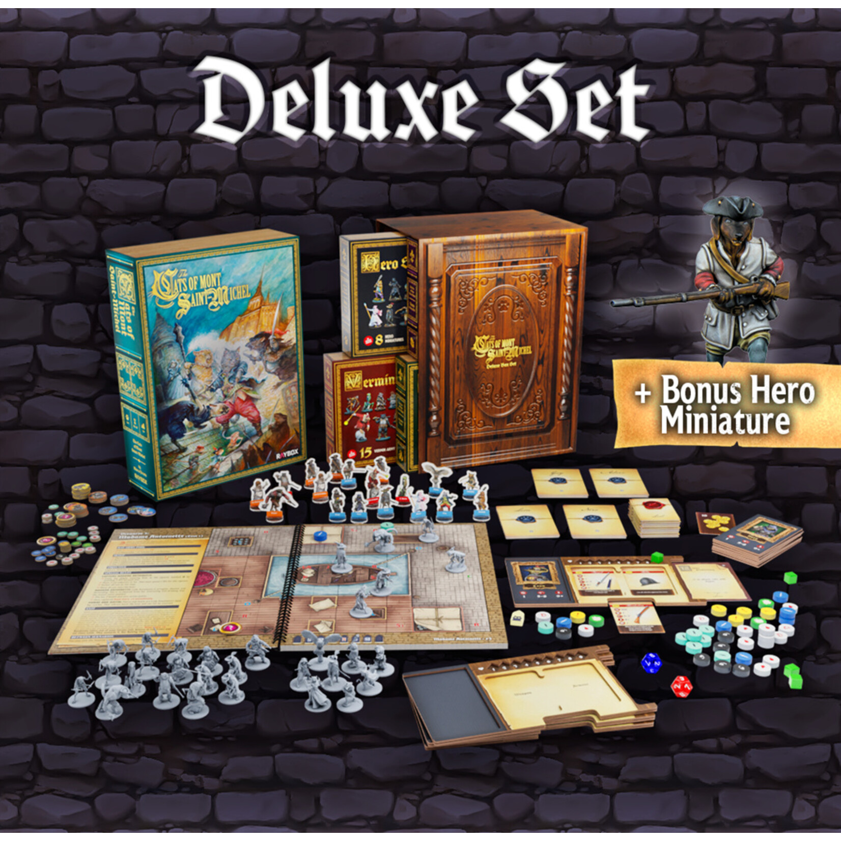 25th Century Games The Cats of Mont Saint Michel DELUXE Set - EN
