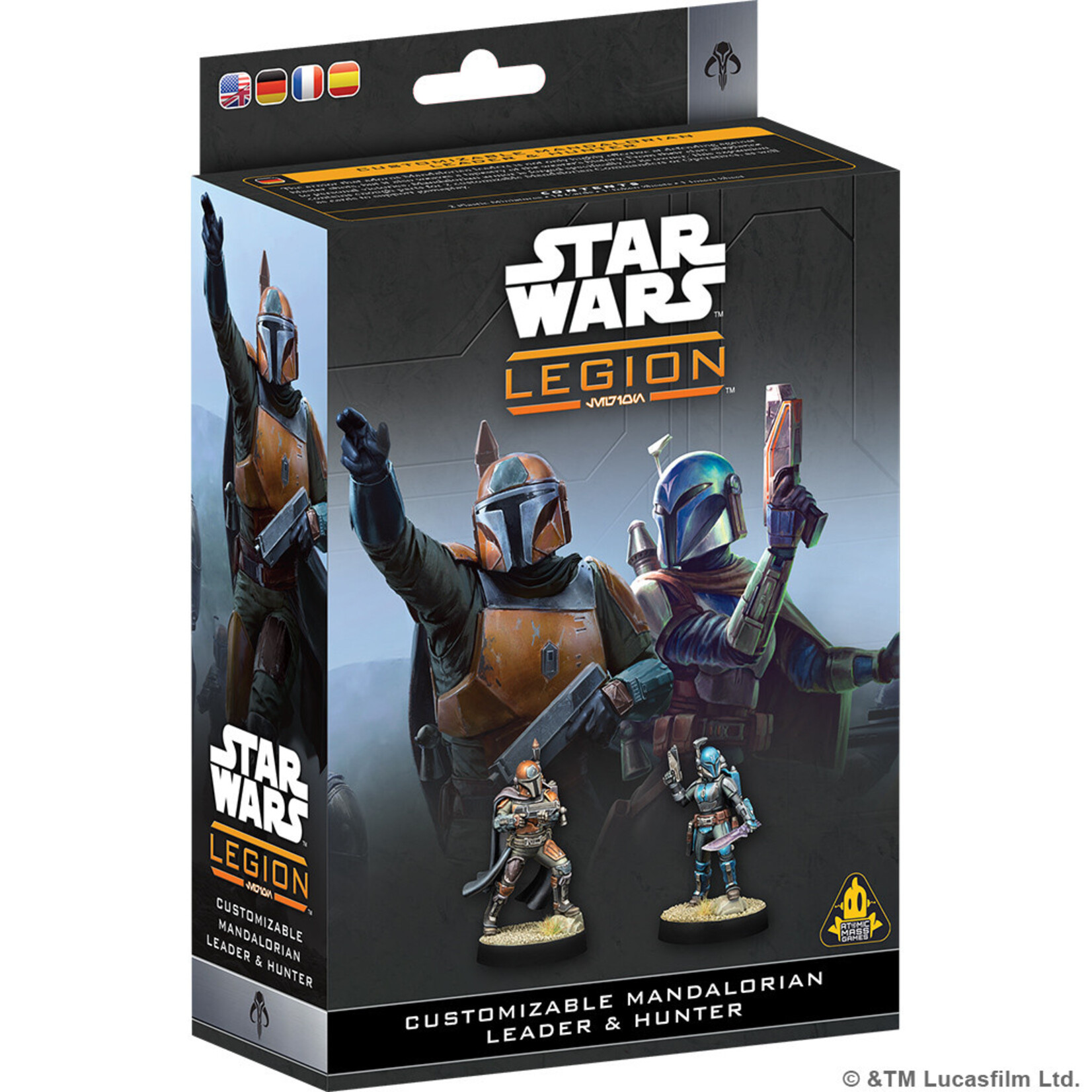 Star wars: Legion Star Wars Legion - Customizable Mandalorian Leader And Hunter