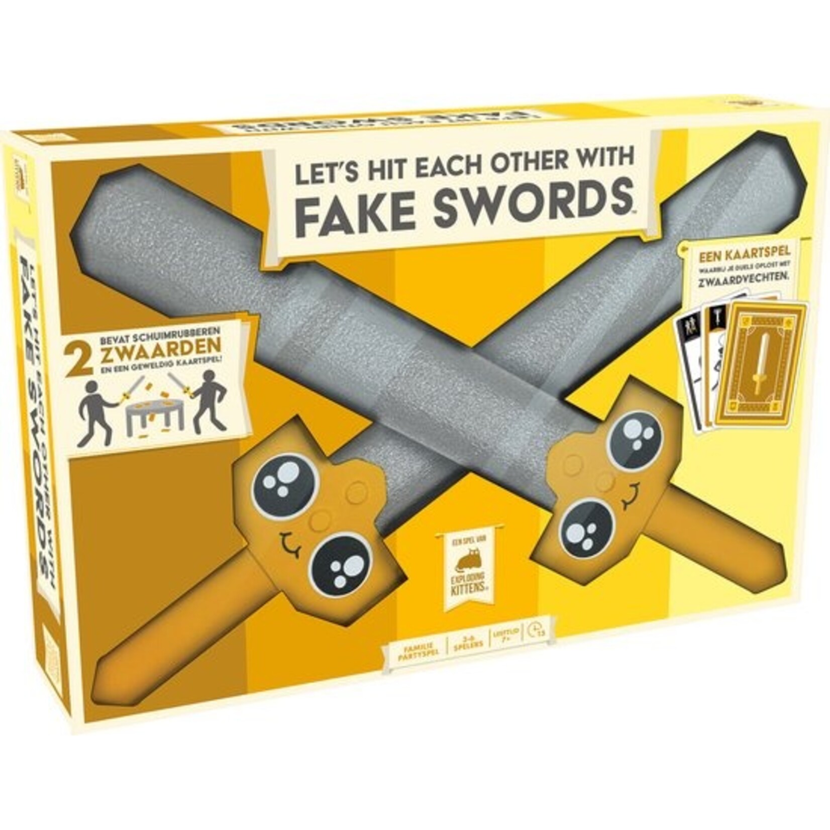 explodingkittens Let's Hit Each Other with Fake Swords | NL