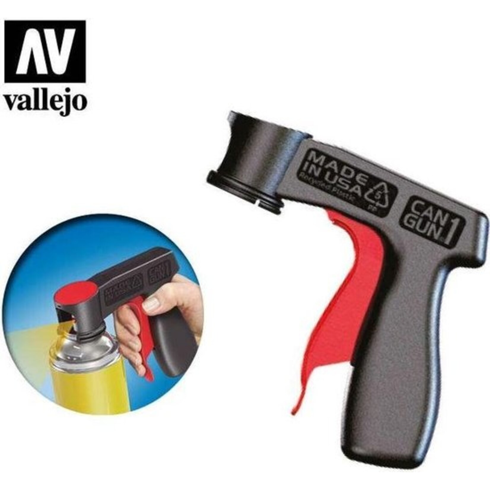 Vallejo Vallejo - Tools - Universal Spray Can Trigger Grip