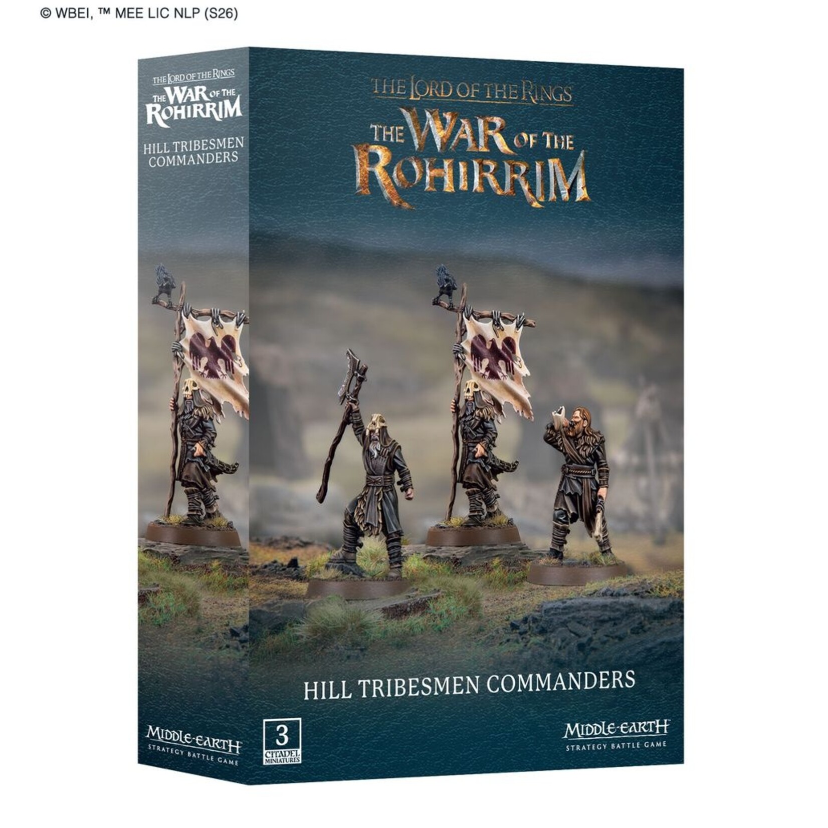 warhammer: middle earth Pre-Order Ships On 18/07) M-E Sbg: Hill Tribesmen Commanders