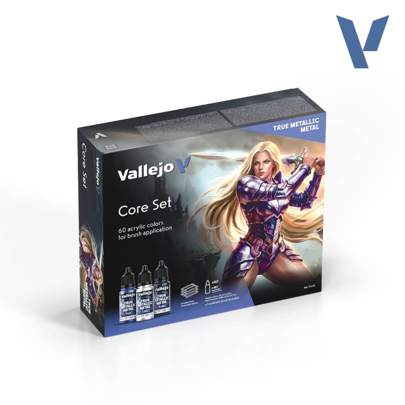 Vallejo Vallejo - True Metallic Metal Core Set (60)
