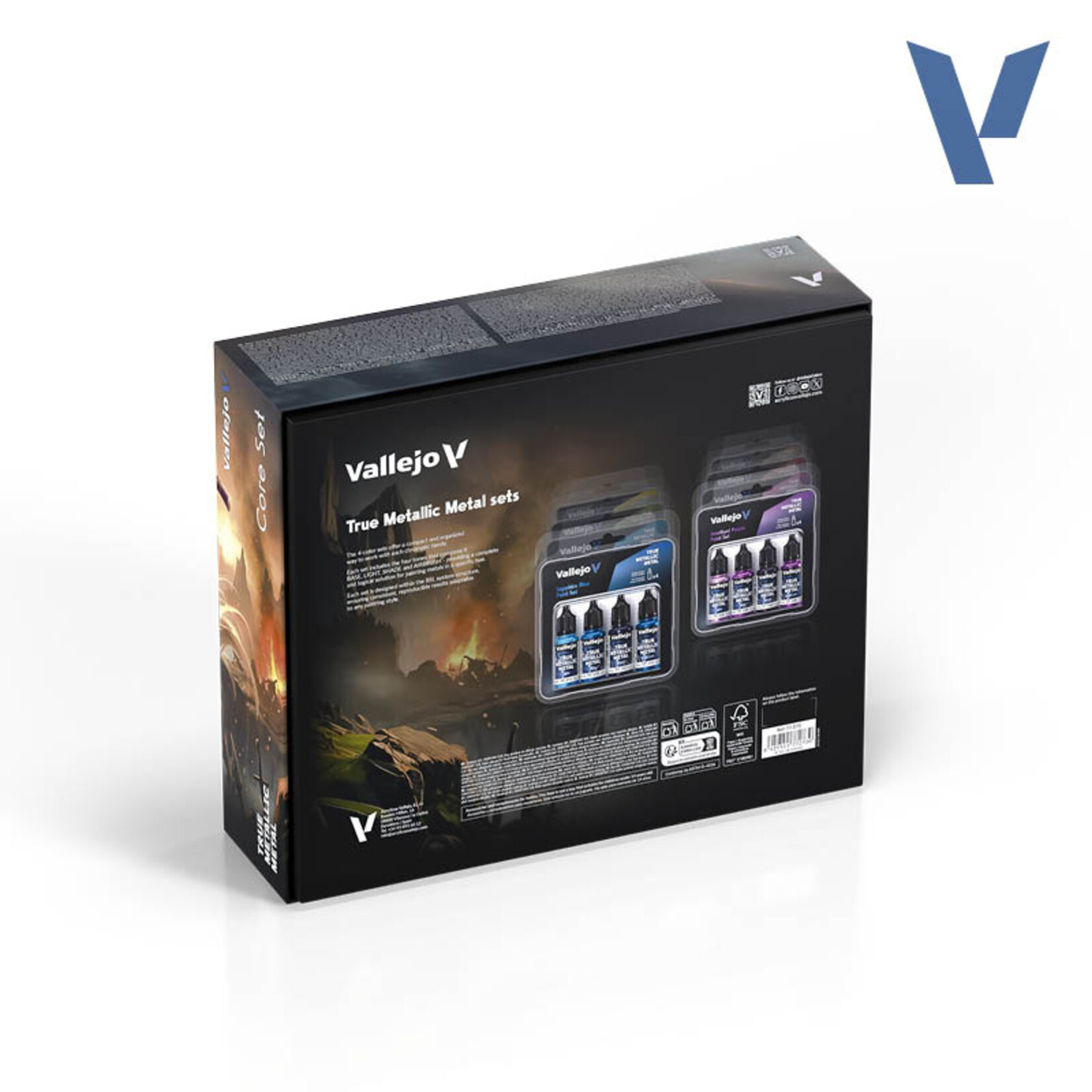 Vallejo Vallejo - True Metallic Metal Core Set (60)