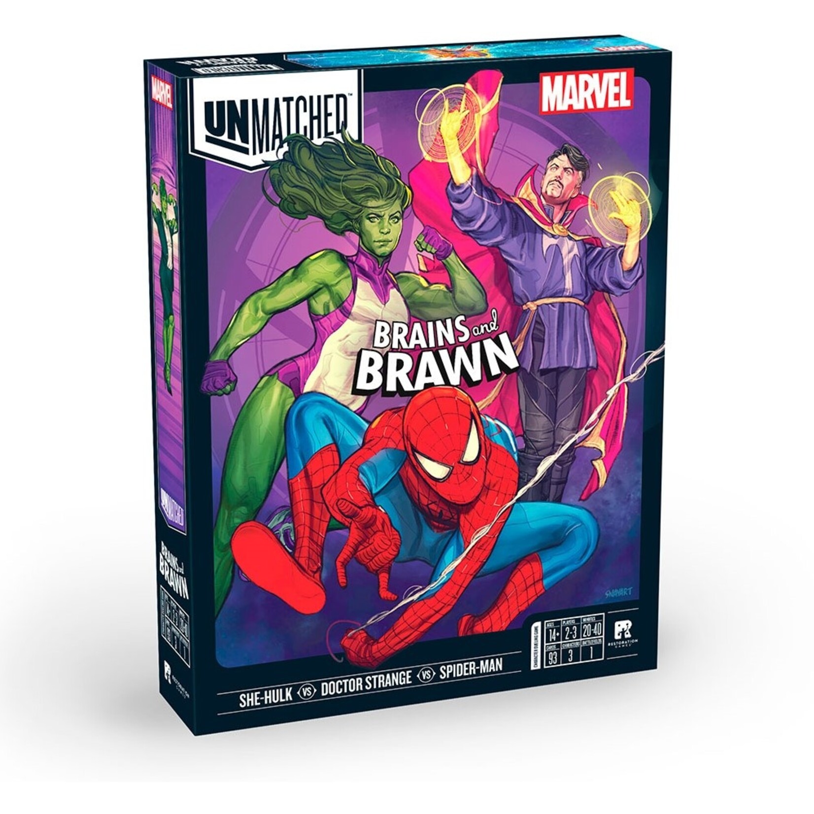 restoration games Unmatched: Brains and Brawn - EN