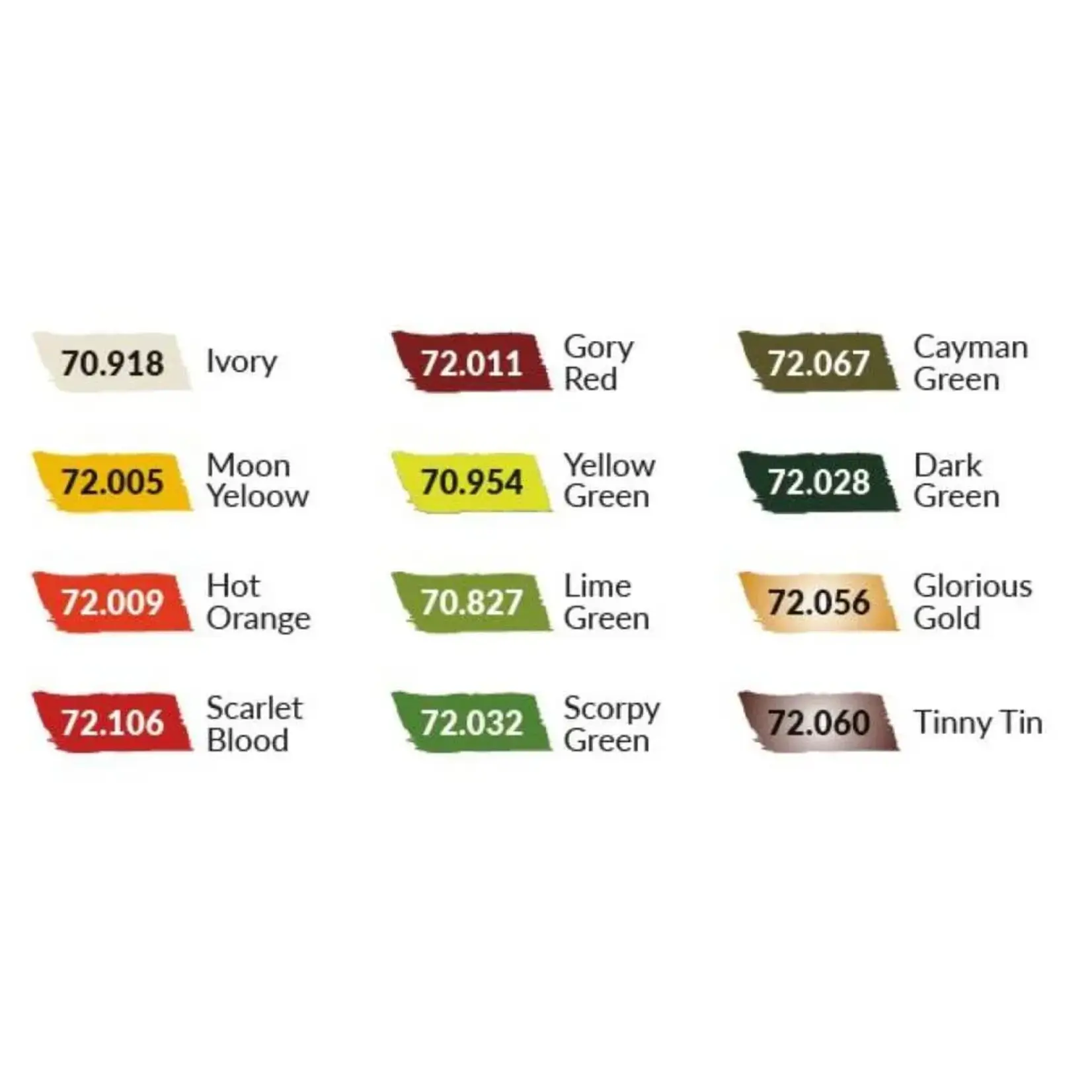 Vallejo Vallejo - Game Color / 12 colors + figure - Fantasy Paint Set by Squidmar Miniatures