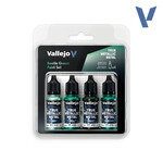 Vallejo Vallejo True Metallic Metal Beetle Green Paint Set (4)