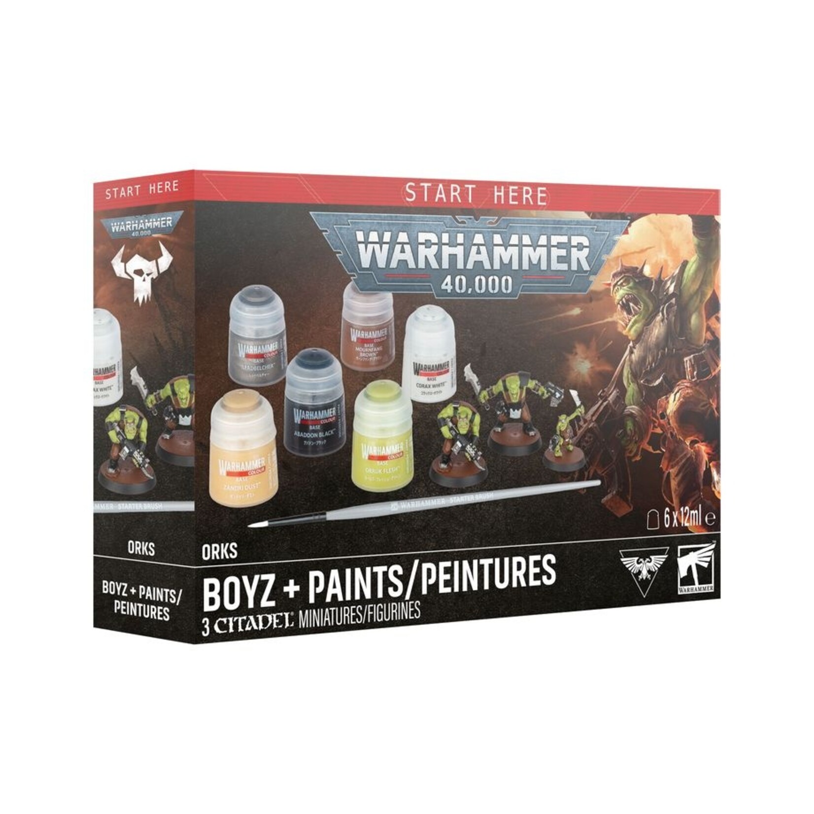 Warhammer 40.000 Start here: Orks: Boyz + Paints