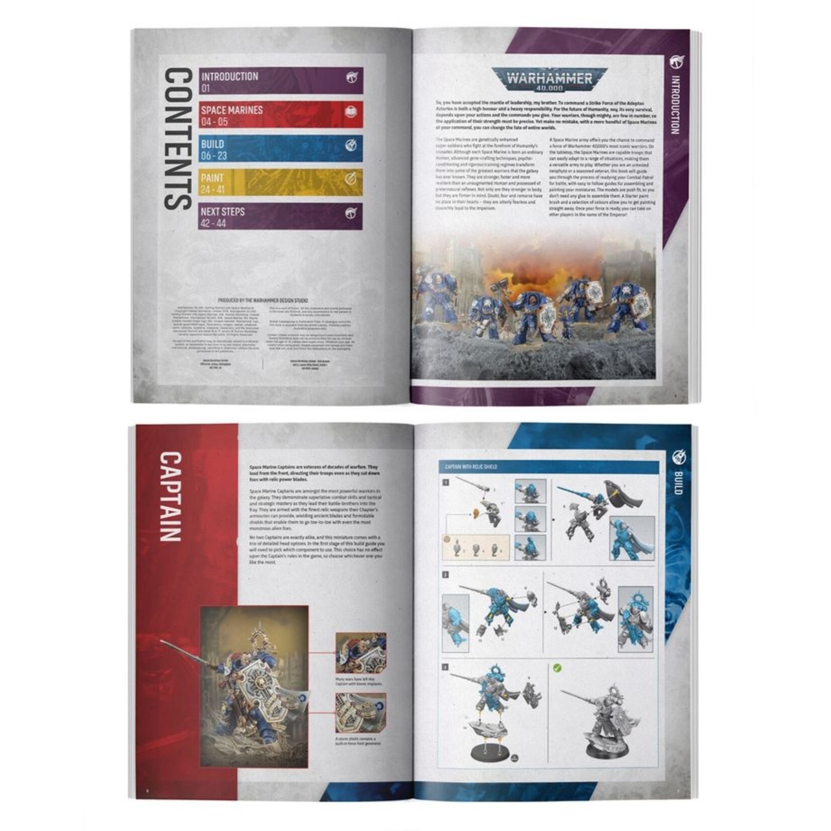 Warhammer 40.000 Start here : Getting Started With Space Marines