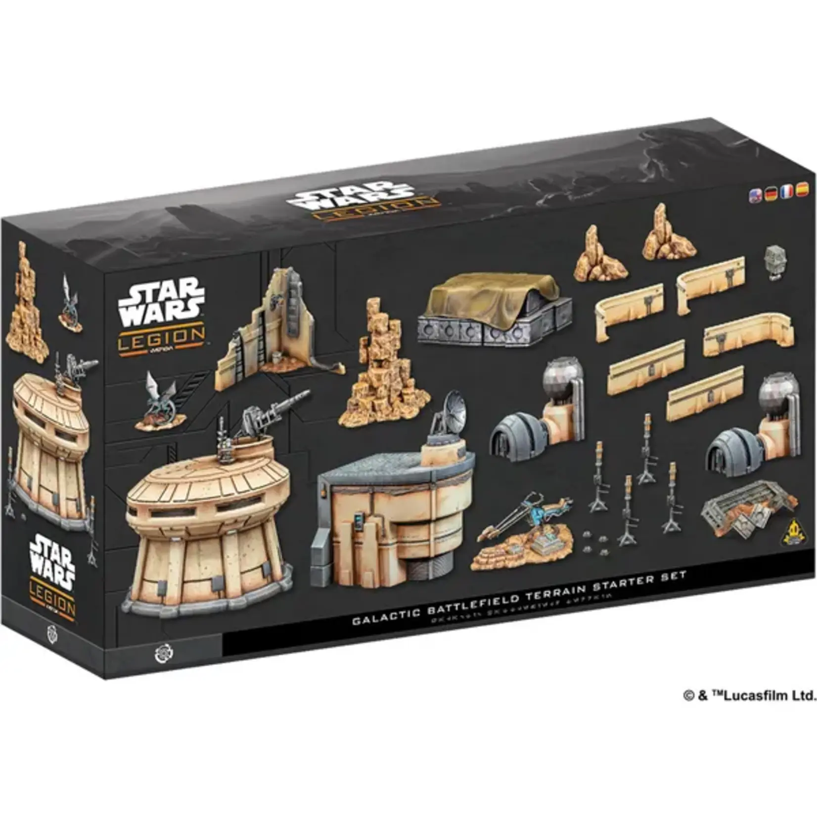 Star wars: Legion Star Wars: Legion - Galactic Battlefield Terrain Starter Set - EN/DE/SP/FR