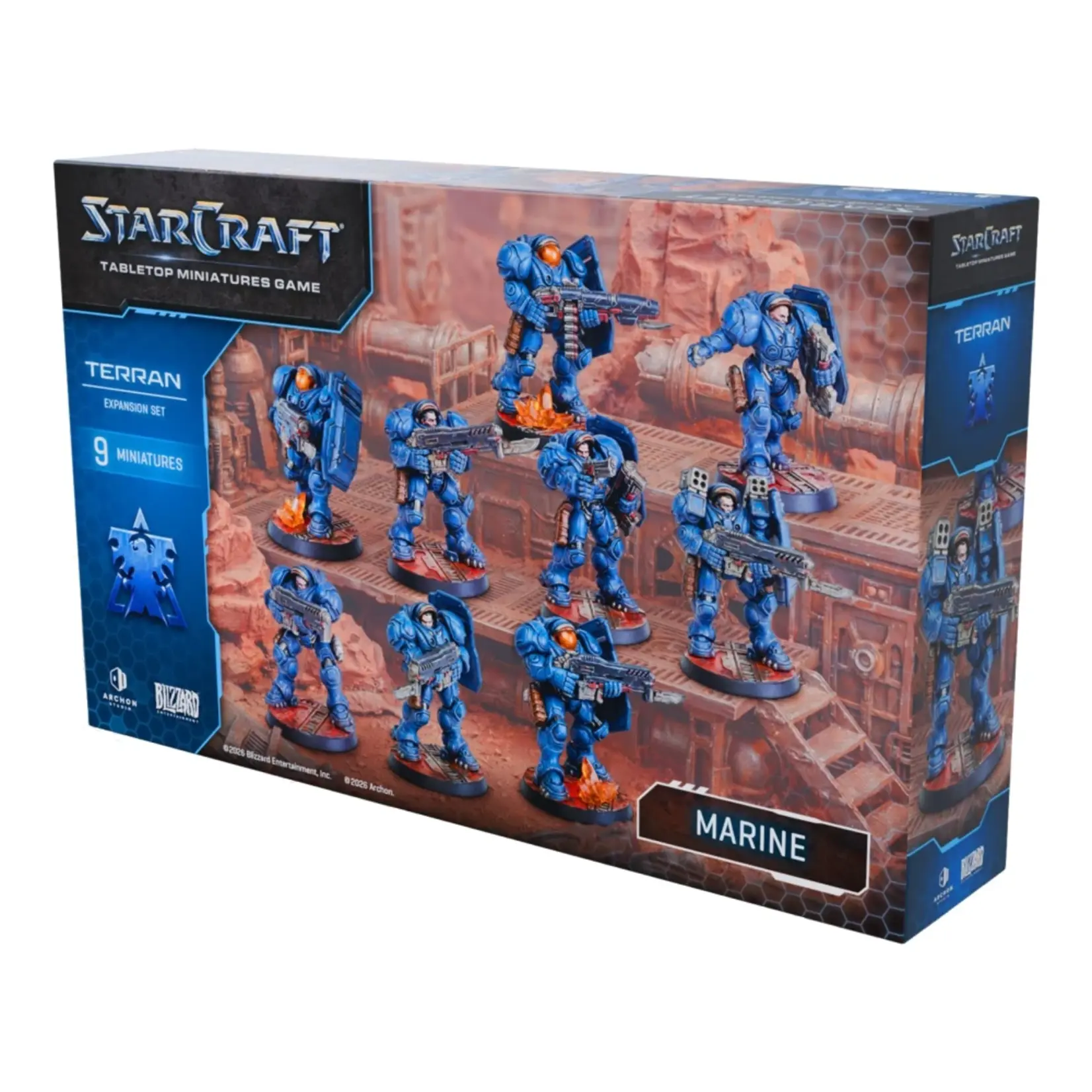 starcraft miniatures game ( preorder - Ships 24/08 )StarCraft® The Miniatures Game - Marine - Terran - Expansion Set
