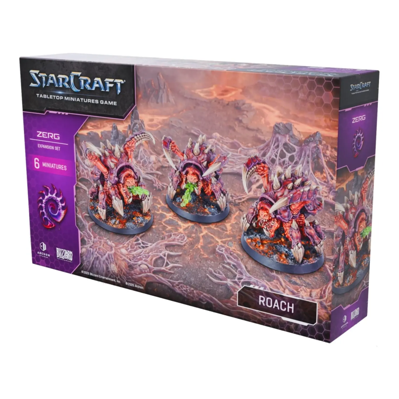 starcraft miniatures game ( preorder - Ships 24/08 )StarCraft® The Miniatures Game - Roach - Zerg - Expansion Set