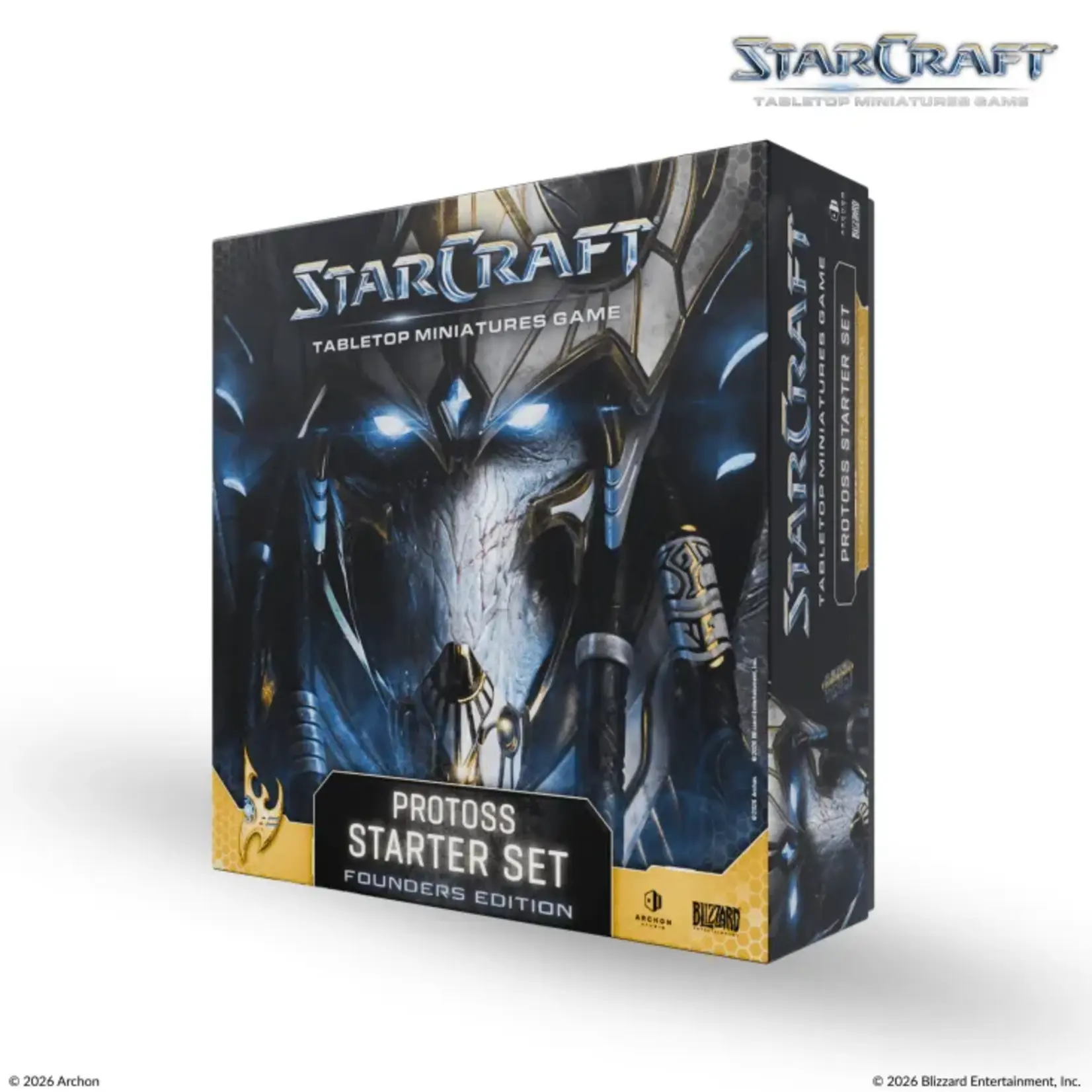 starcraft miniatures game ( preorder - Ships 24/08 )StarCraft® The Miniatures Game - Protoss Starter Set Founders Edition