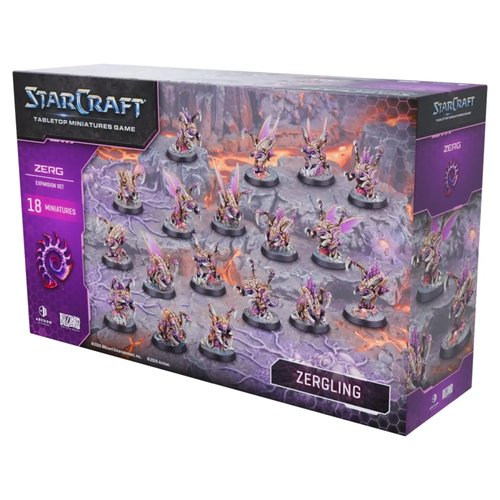 starcraft miniatures game ( preorder - Ships 24/08 )StarCraft® The Miniatures Game - Zergling - Zerg - Expansion Set
