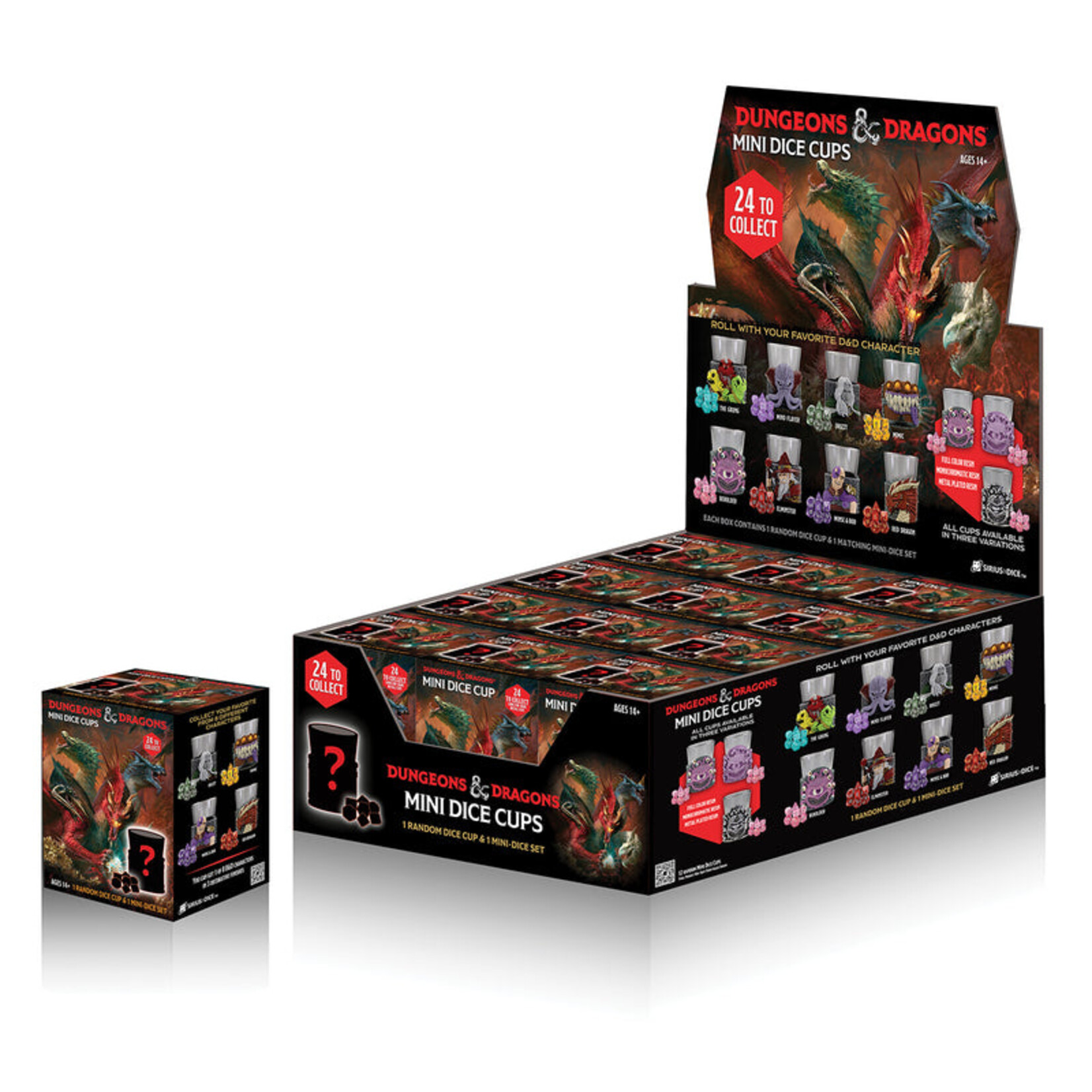 Dungeons & Dragons Sirius Dice - D&D Mini Dice Cups
