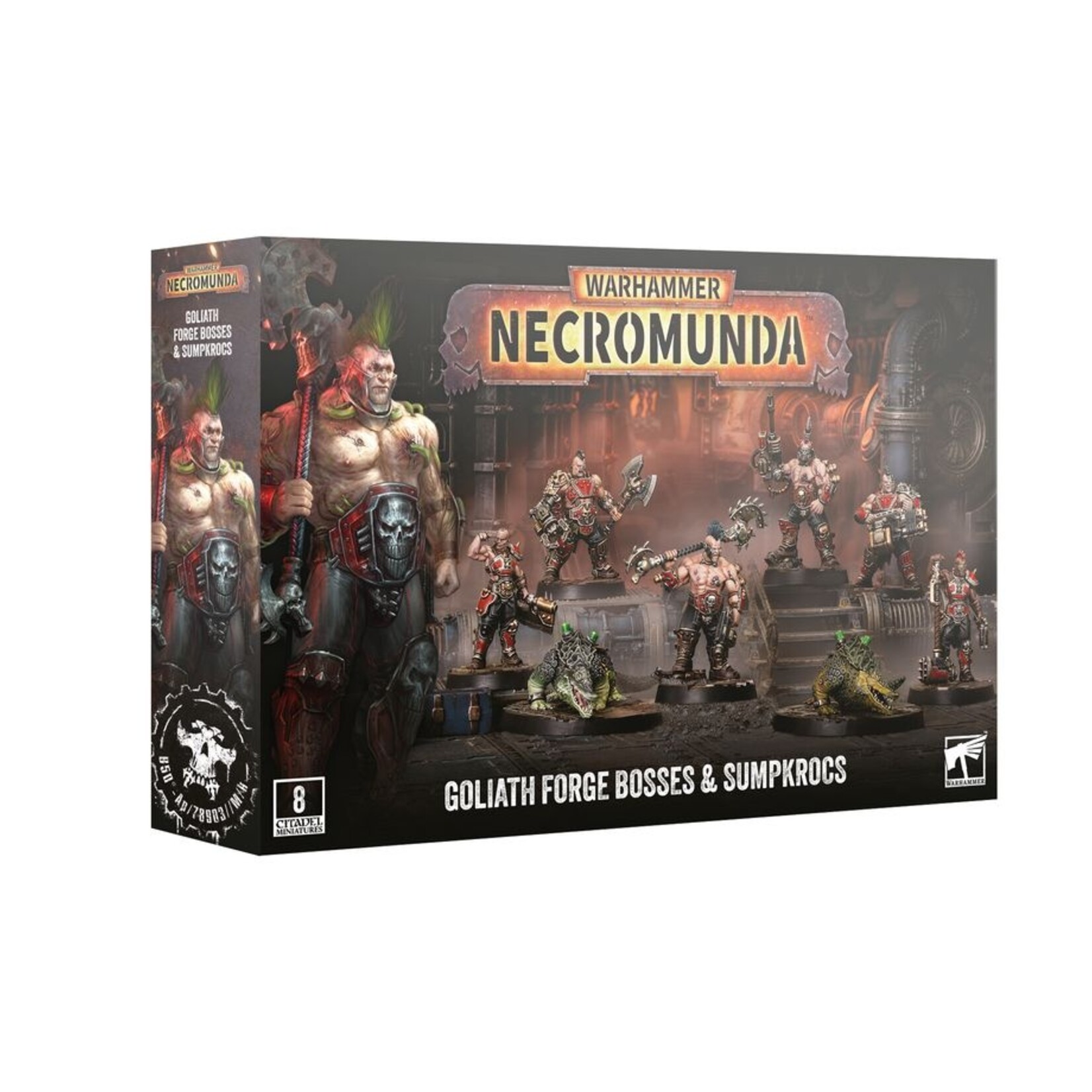 Warhammer: Necromunda (Pre-Order Ships On 19/09/2026)Necro: Goliath Forge Bosses & Sumpkrocs