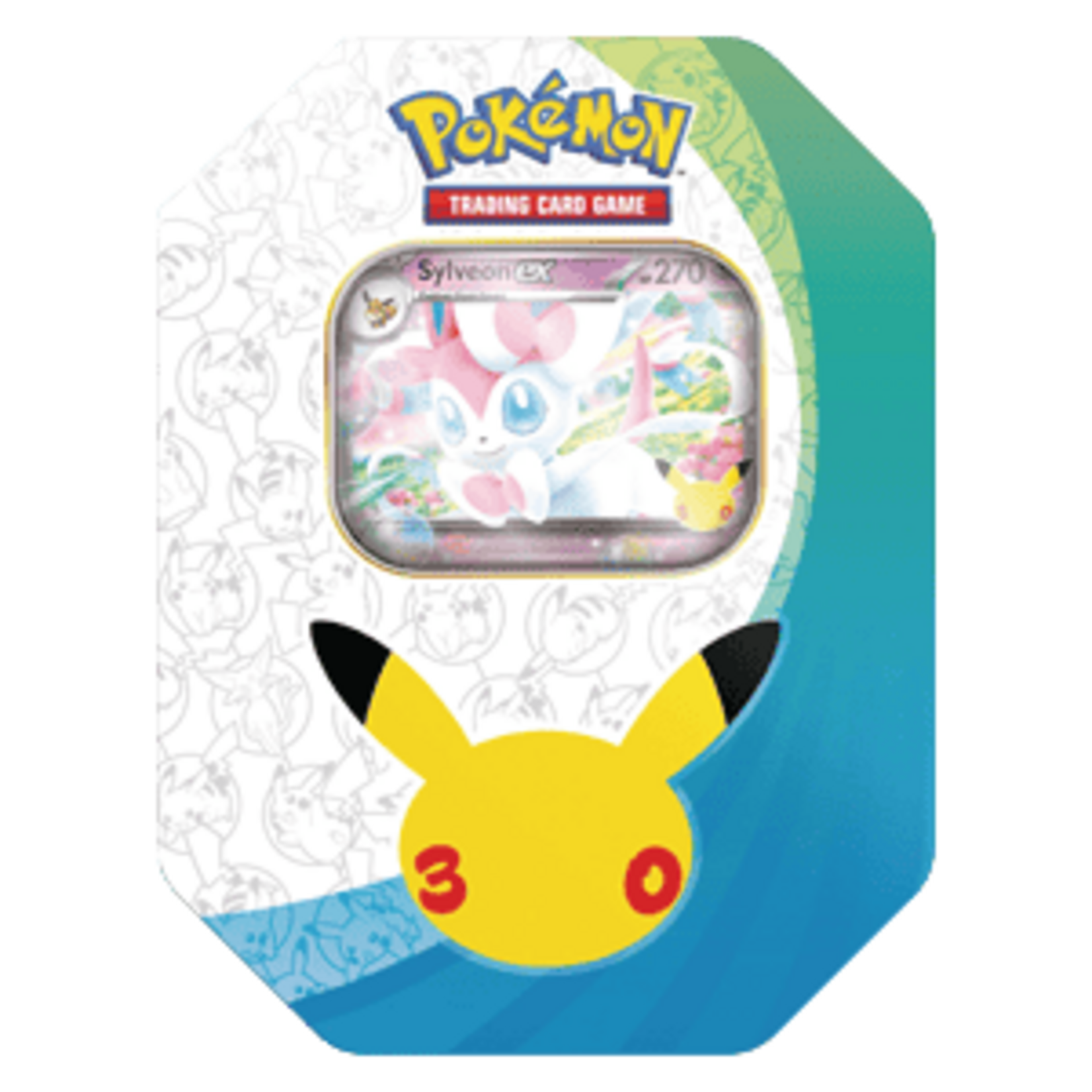 Pokémon (Preorder Ships On 16/09) Pokemon - 30th Celebration Sylveon ex Tin