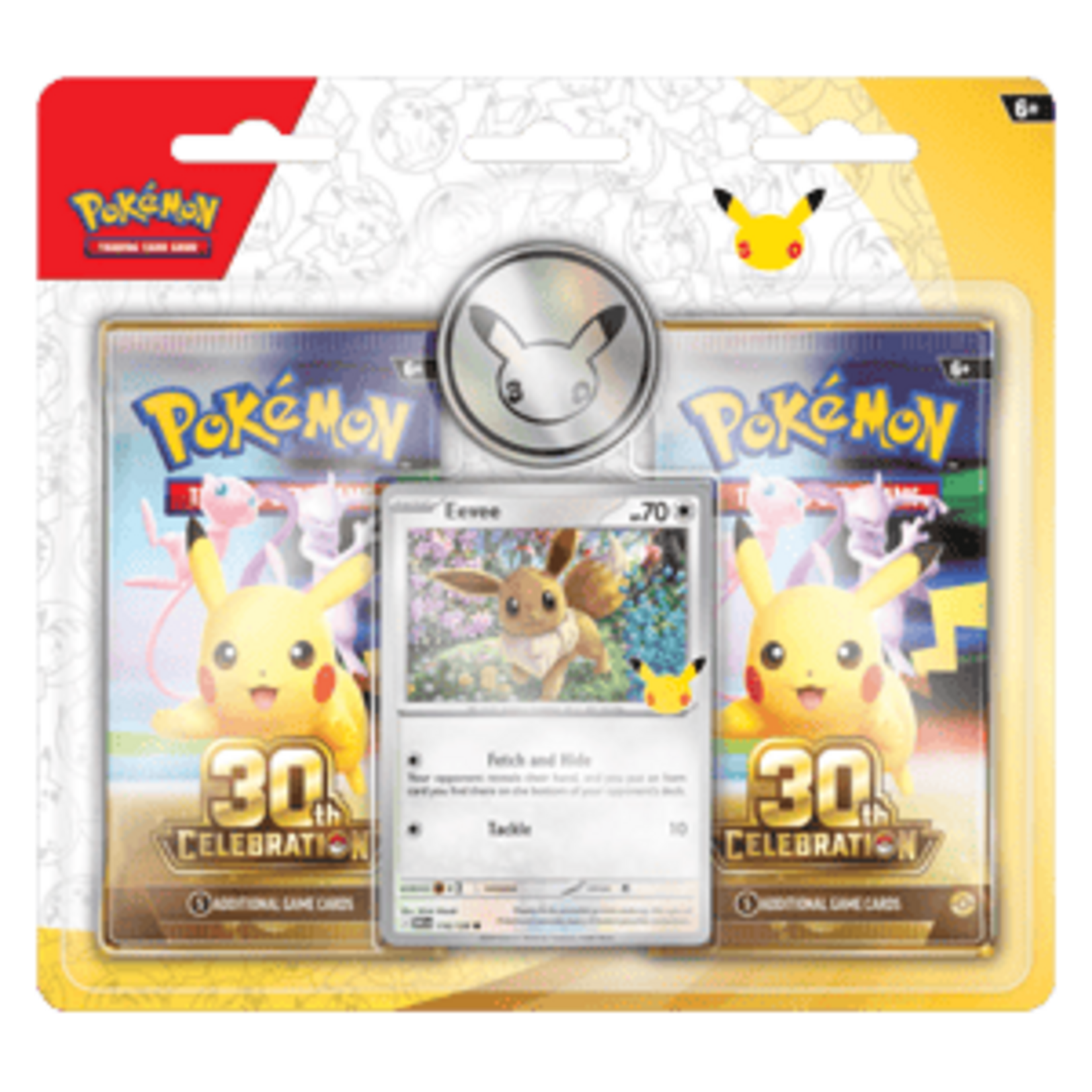 Pokémon (Preorder Ships On 16/09) Pokemon - 30th Celebration: Eevee 2-Pack Blister