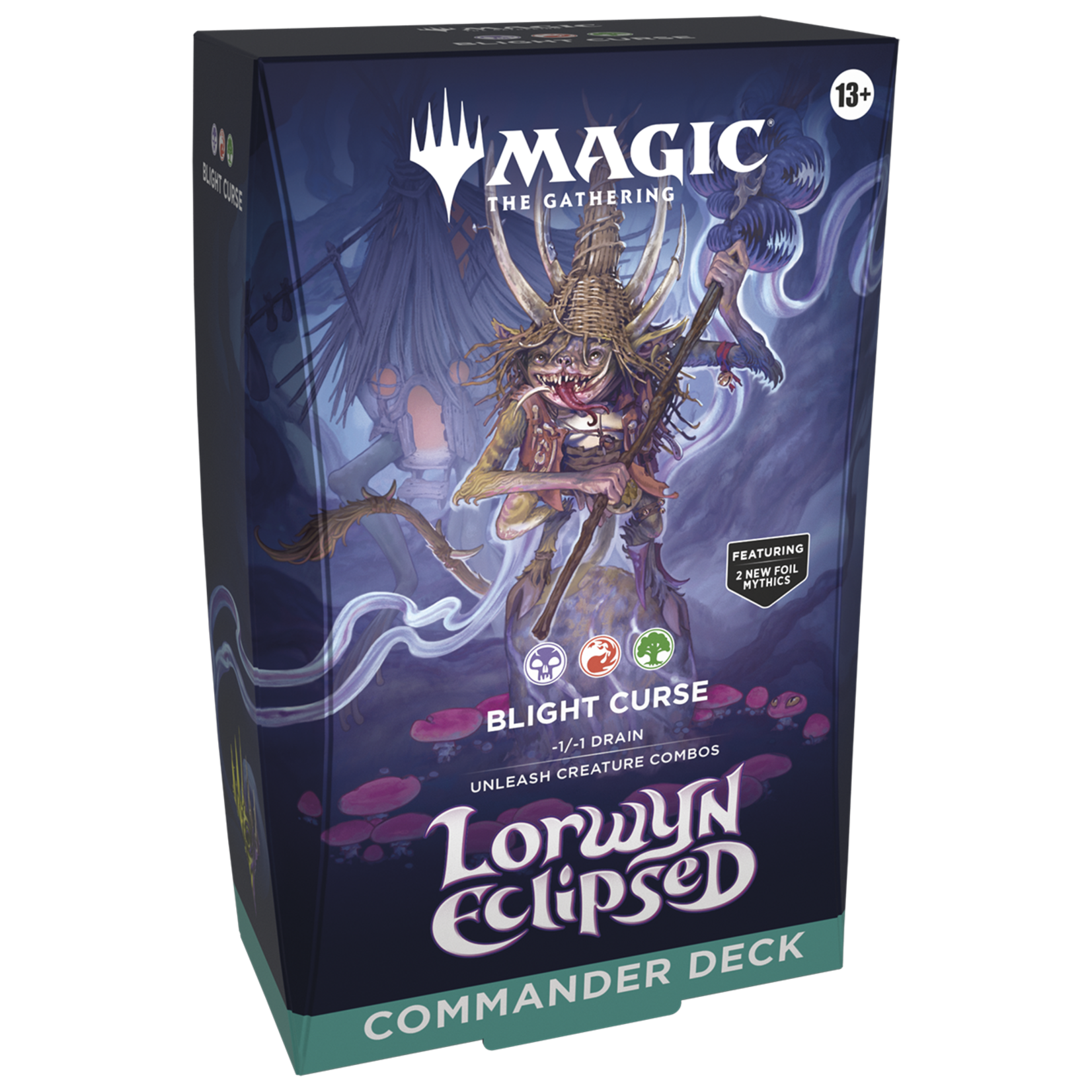 Magic the gathering Lorwyn Eclipsed - Blight Curse  - Commander Deck