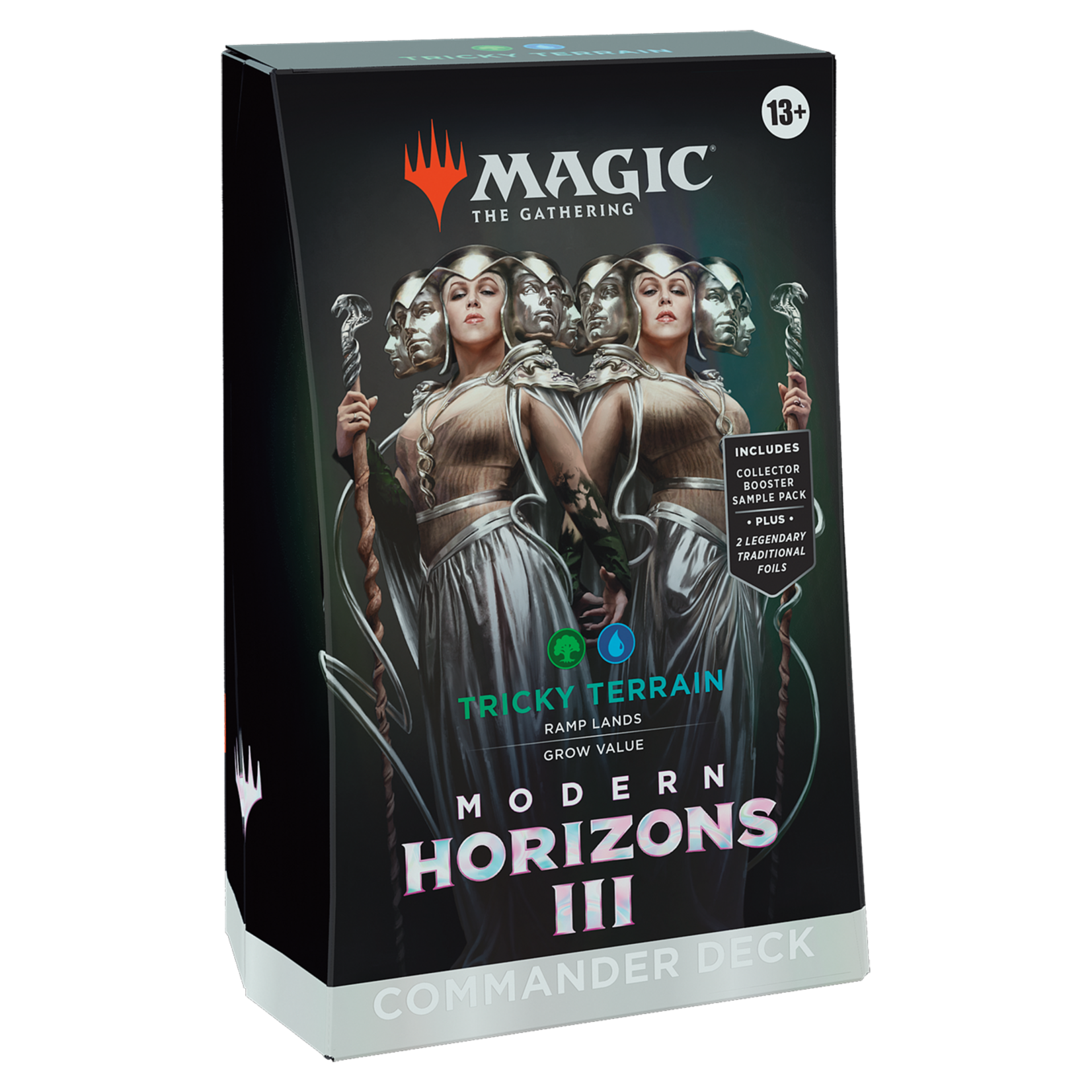Magic the gathering Modern Horizons 3 - Tricky Terrain - Commander deck