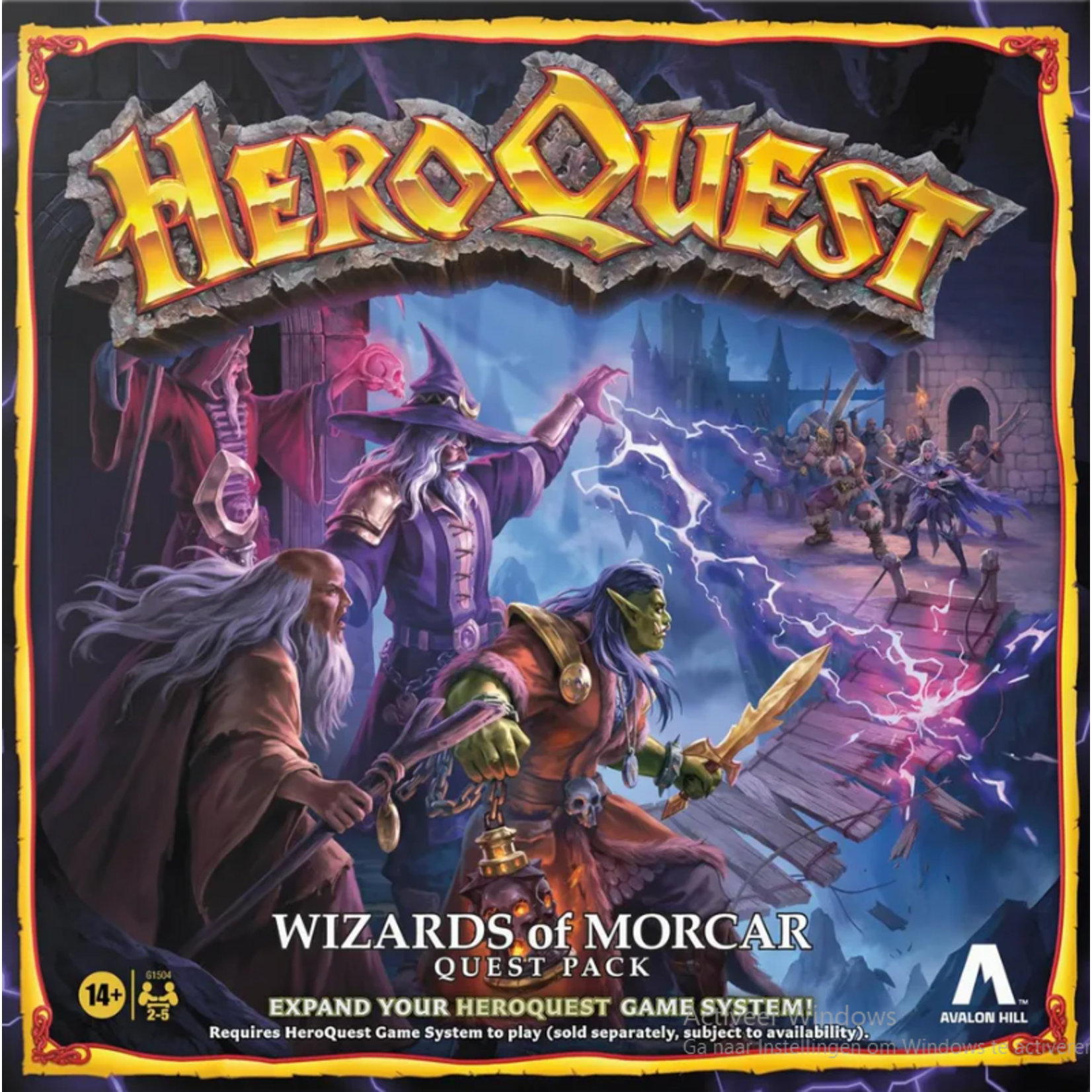 Avalon Hill HeroQuest Board Game Expansion Wizards of Morcar Quest Pack