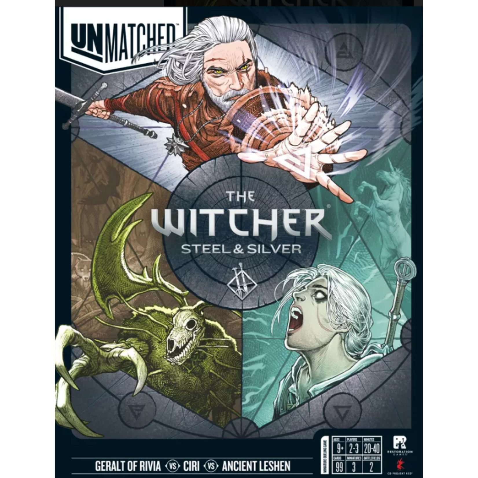 iello Unmatched: The Witcher – Steel and Silver - EN