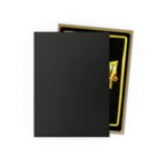DRAGON SHIELD Dragon Shield Sleeves - Standard size - Matte Dual - Black & Gold (100 Sleeves)