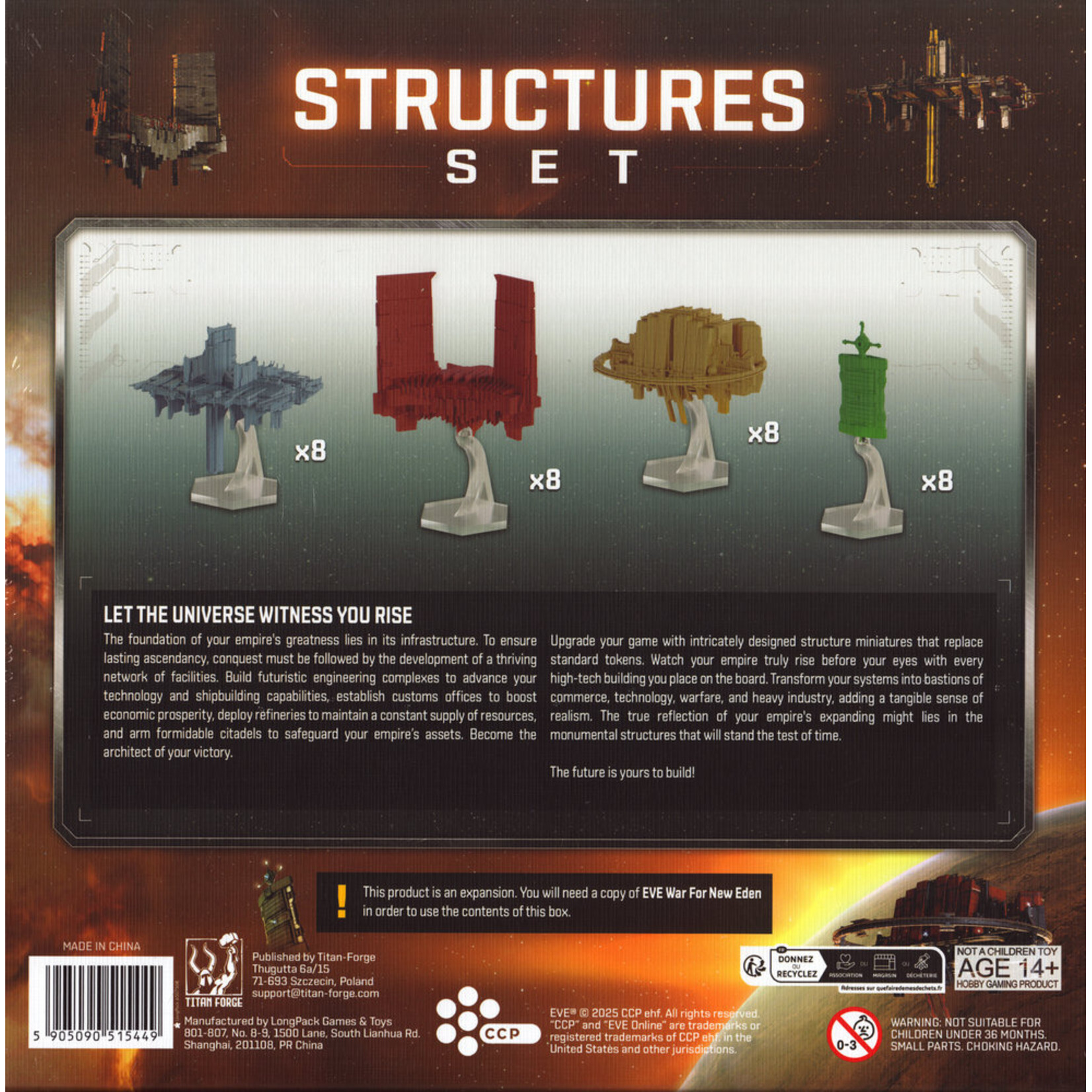 titan forge EVE War for New Eden - Structures Set - EN