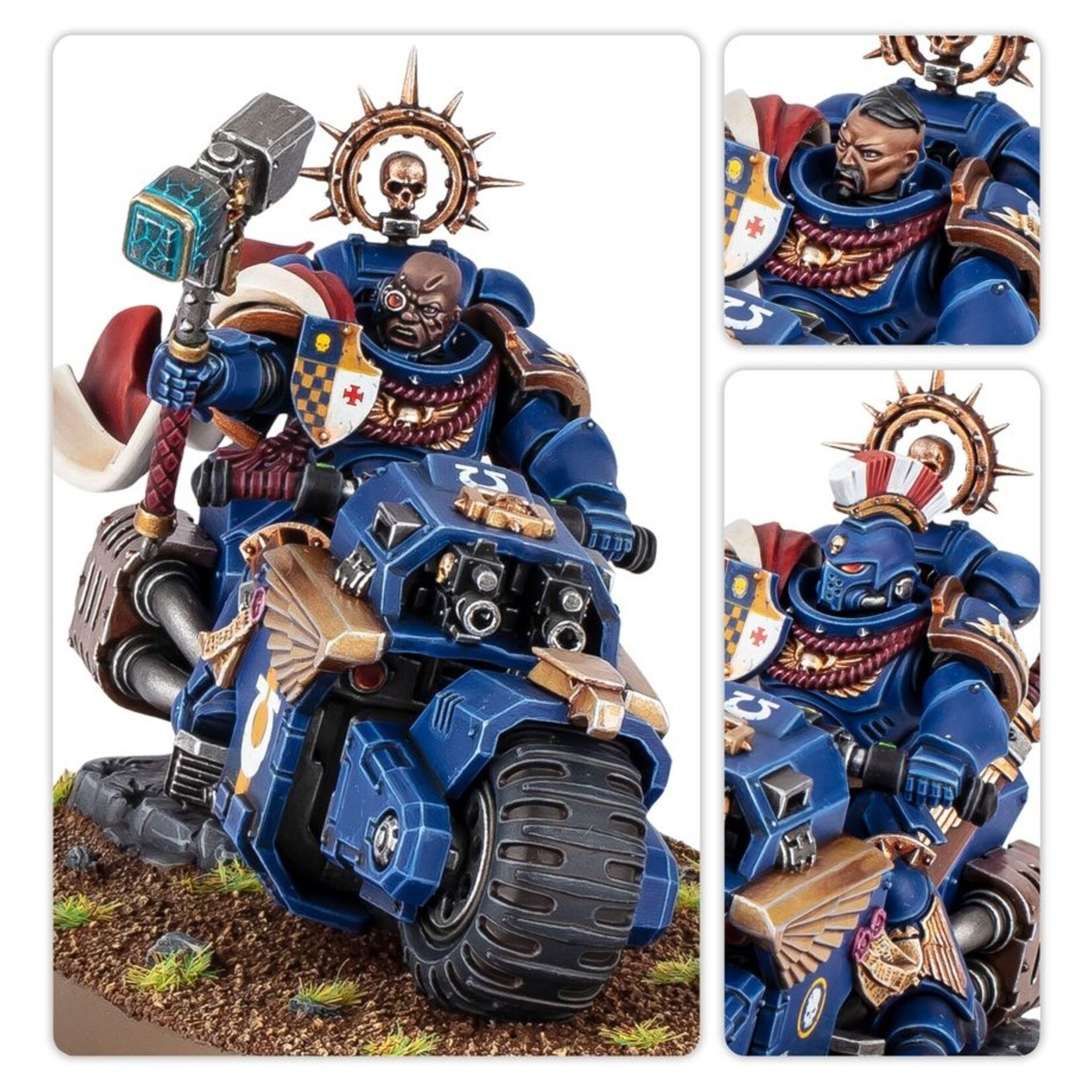 Warhammer: 40.000 Space Marines: Captain On Bike