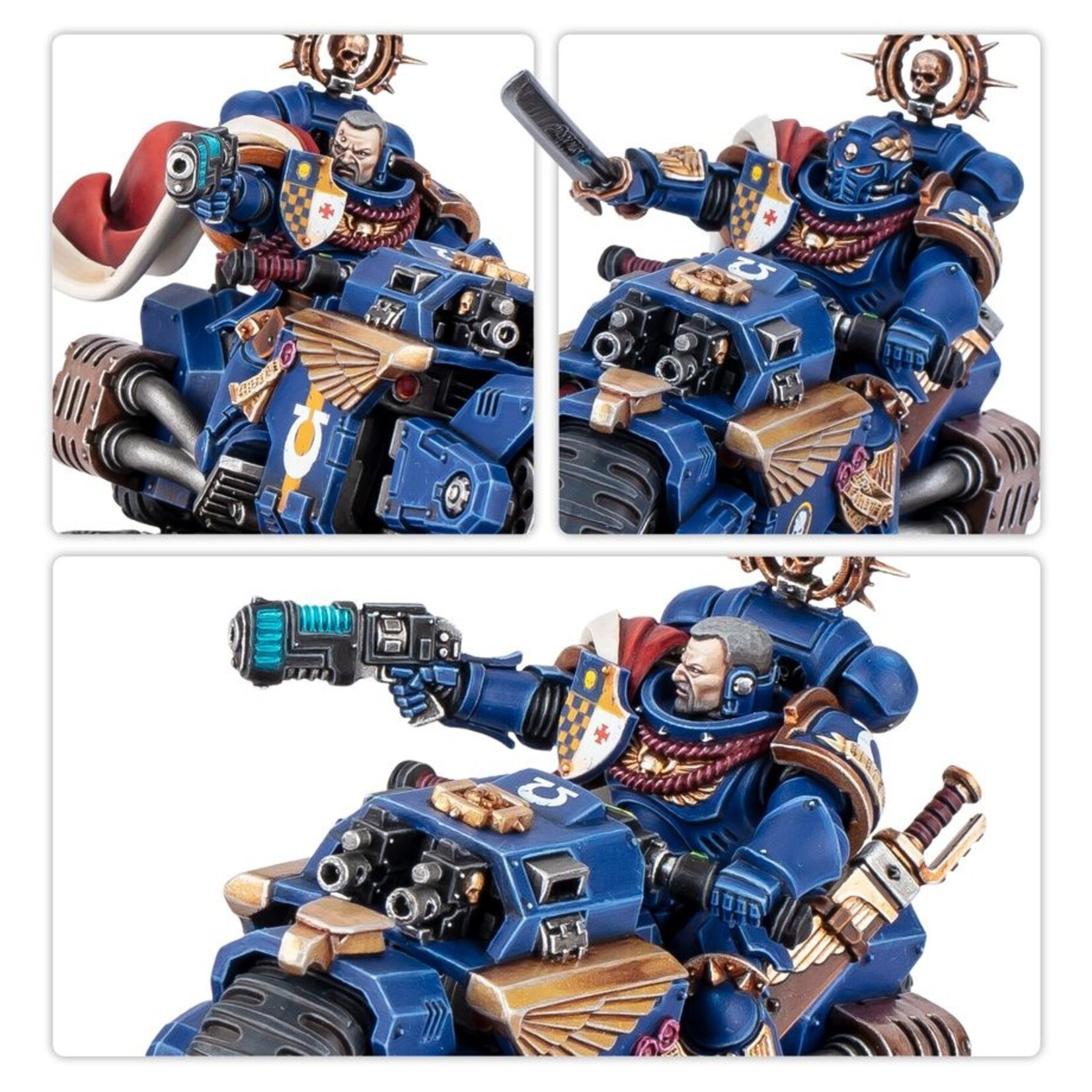 Warhammer: 40.000 (Preorder Ships On 03/10)Space Marines: Captain On Bike