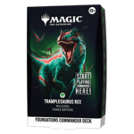Magic the gathering (Pre-Order Ships 25/9/2026) Foundations - Commander Deck - Tramplesaurus Rex
