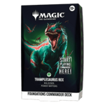 wizards of the coast (Pre-Order Ships 25/9/2026) Foundations - Commander Deck - Tramplesaurus Rex