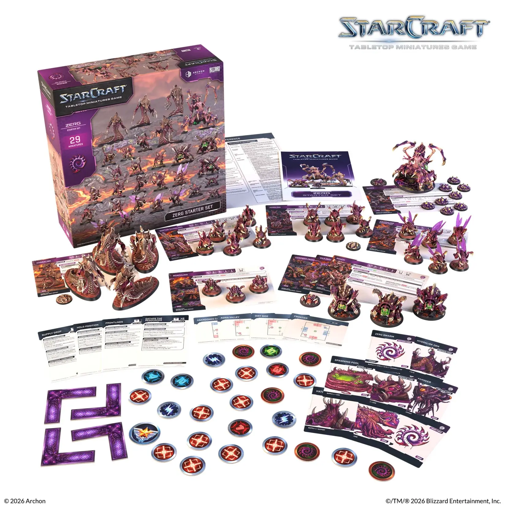 StarCraft® The Miniatures Game - Zerg Starter Set - EN