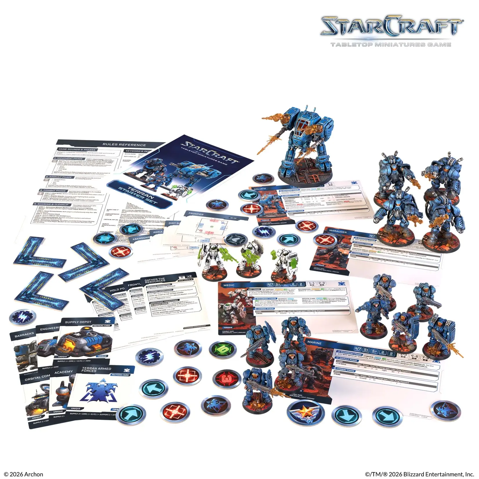 StarCraft® The Miniatures Game - Terran Starter Set - EN