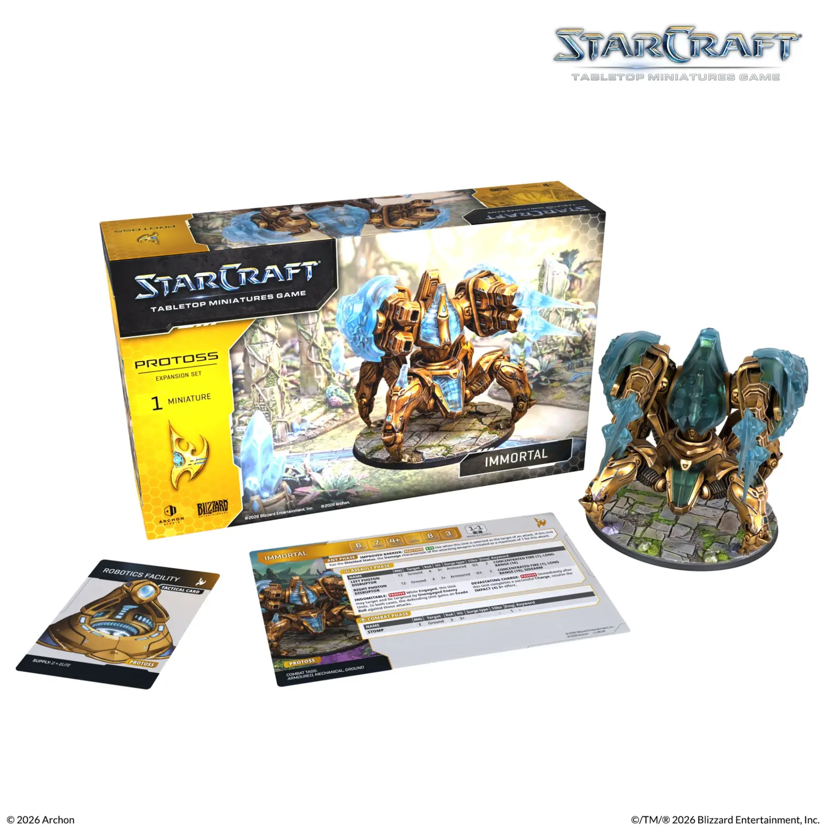 StarCraft® The Miniatures Game - Immortal - Protoss - Expansion Set - EN