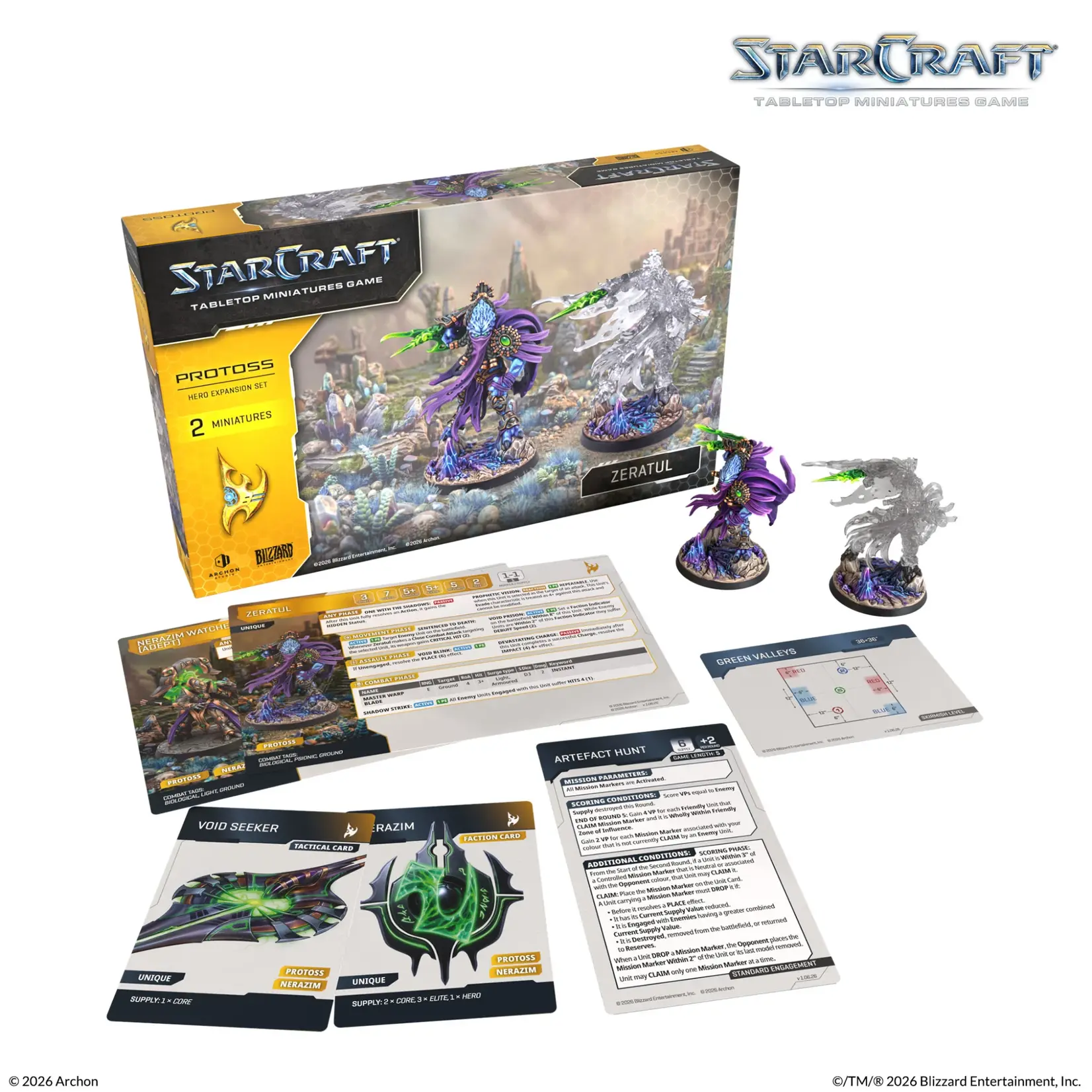 StarCraft® The Miniatures Game - Zeratul - Protoss - Hero Expansion Set - EN