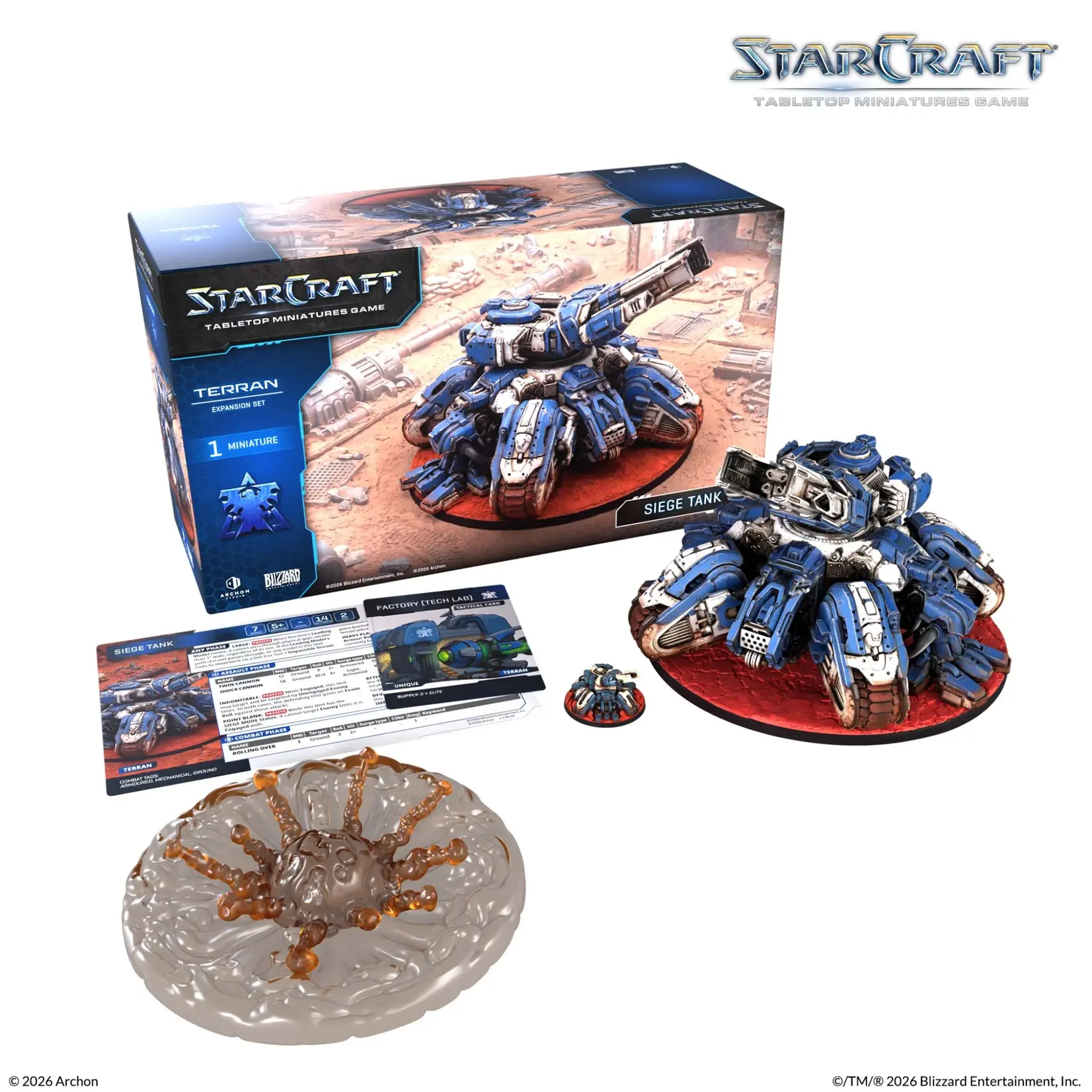 StarCraft® The Miniatures Game - Siege Tank - Terran - Expansion Set - EN