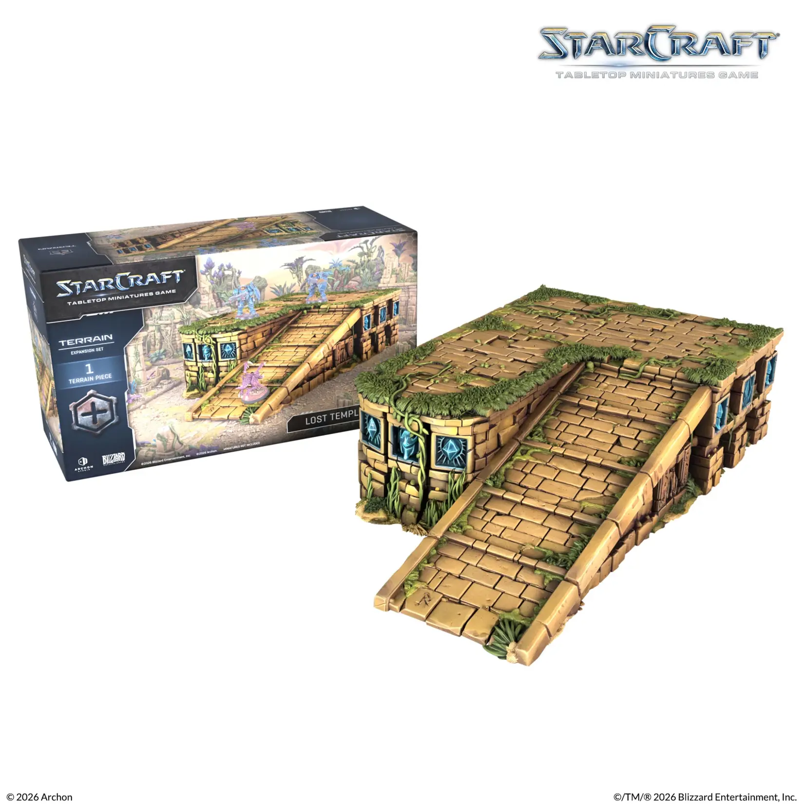 StarCraft® The Miniatures Game - Lost Temple Ramp - Terrain Expansion Set - EN