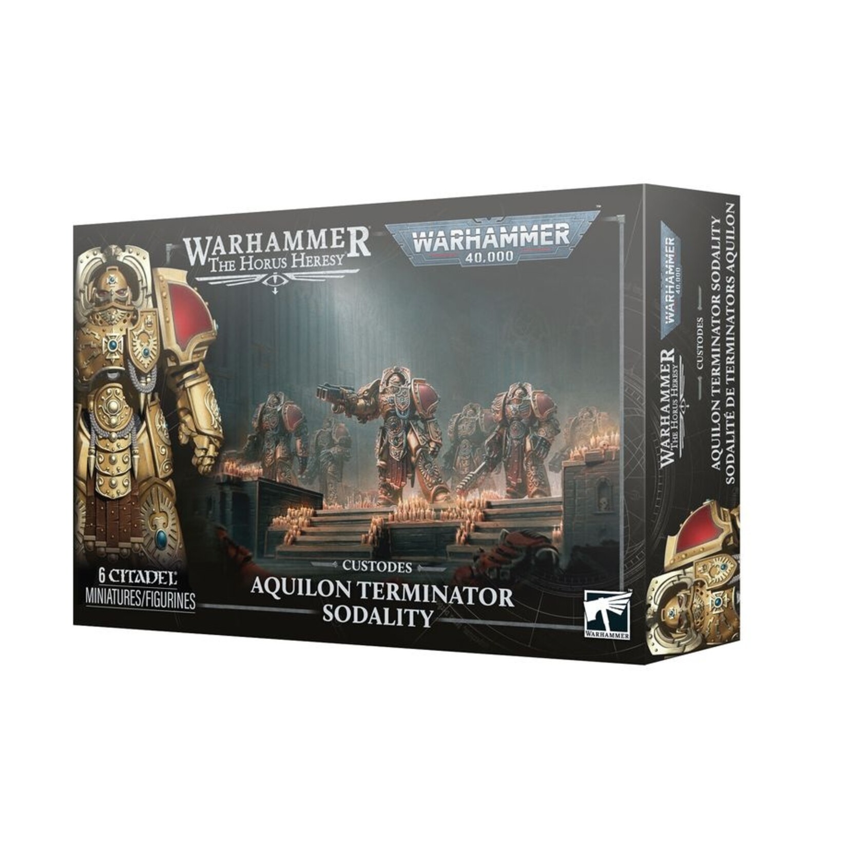 Warhammer: Horus Heresy (Pre-Order Ships On 17/10/2026) Custodes: Aquilon Terminator Sodality