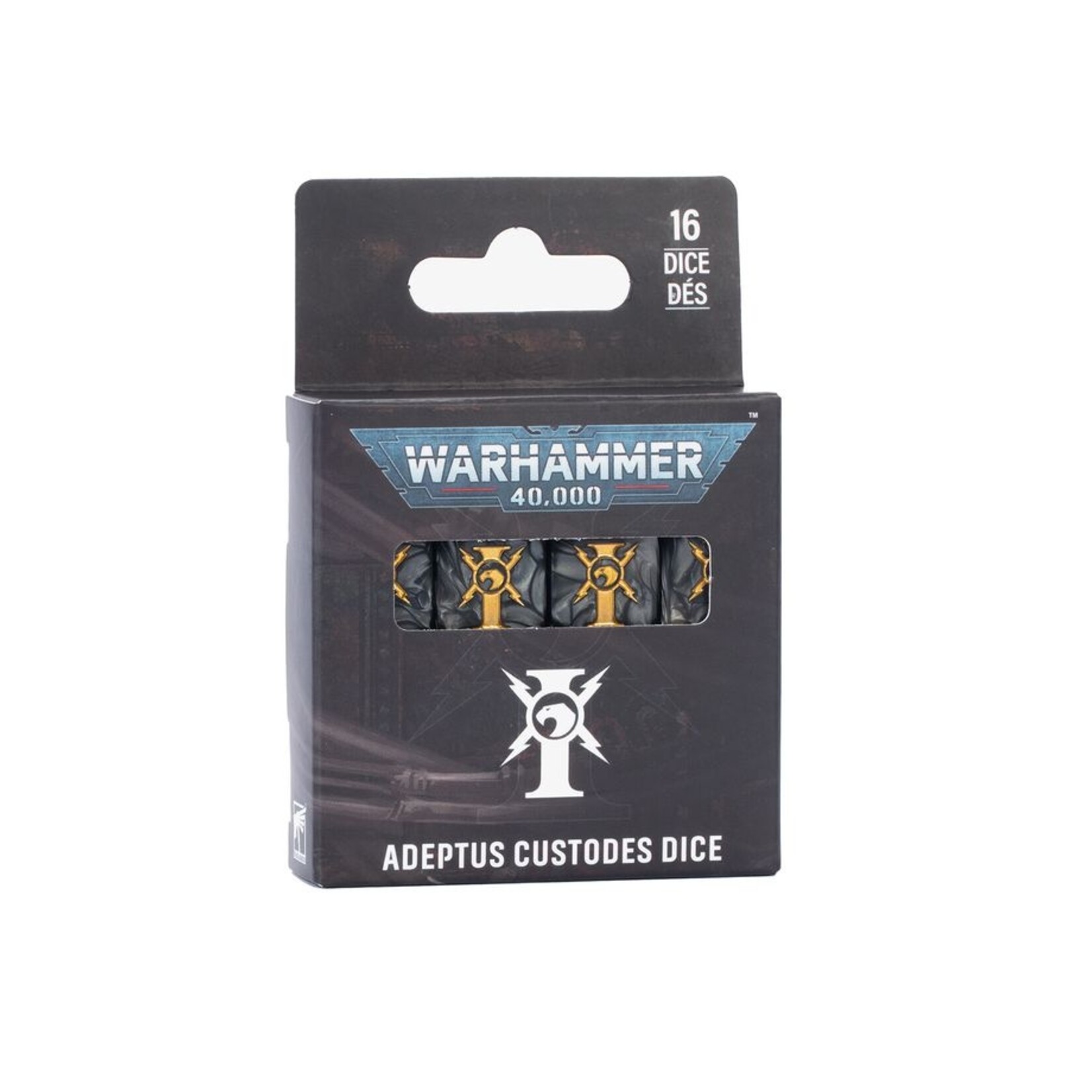 Warhammer: 40.000 (Pre-Order Ships On 17/10/2026)Warhammer 40000: Adeptus Custodes Dice