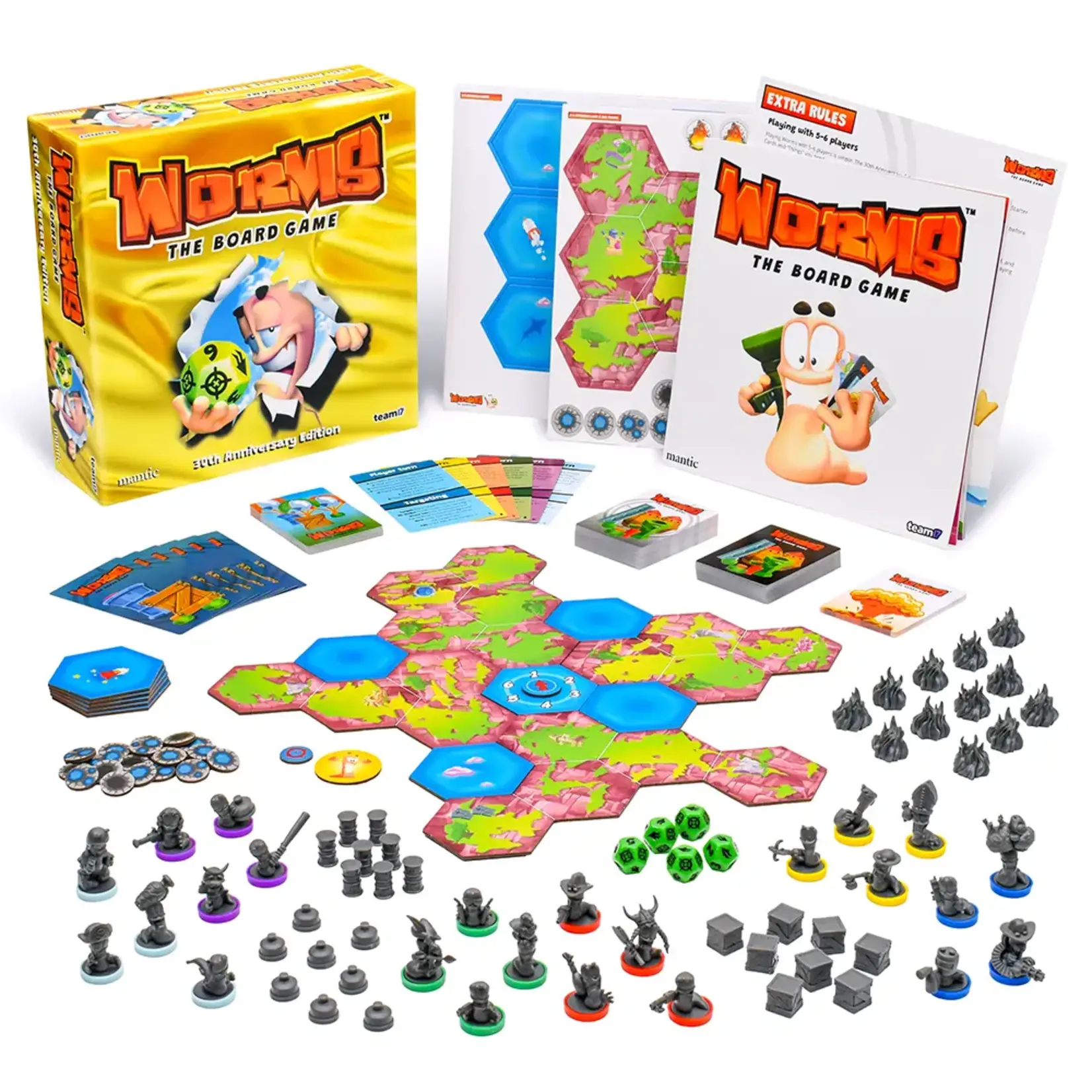 Mantic Games Worms: The Board Game - The 30th Anniversary Edition - EN