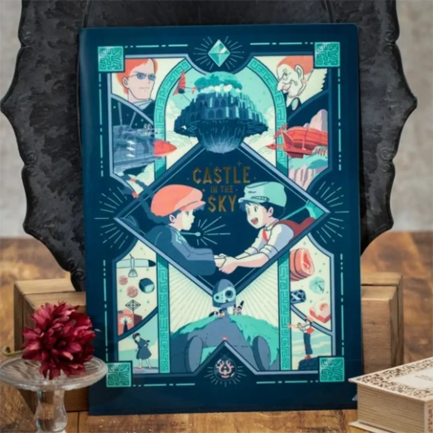 maison ghibli Castle in the Sky - Clear Folder A4 - Art Deco