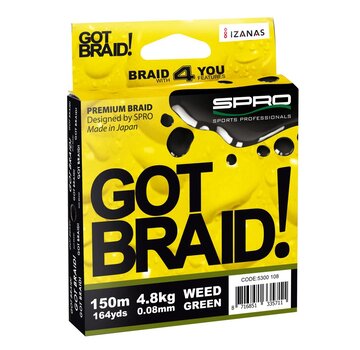 SPRO Got Braid! Green (150m)