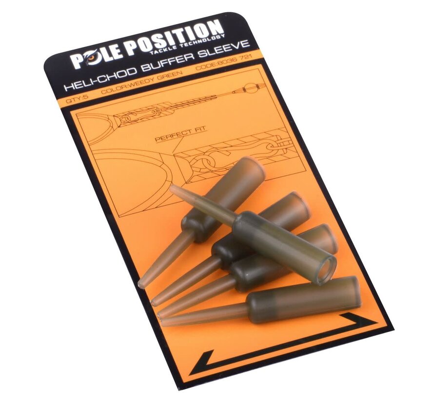 Heli-Chod Buffer Sleeve Weedy Green (5stuks)