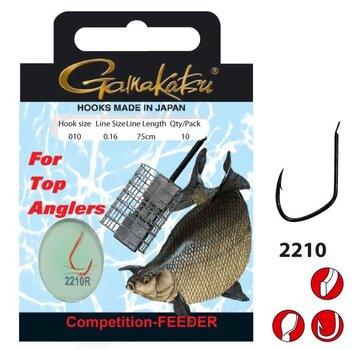 GAMAKATSU Booklet Br.Feeder 2210R 100cm (10stuks)